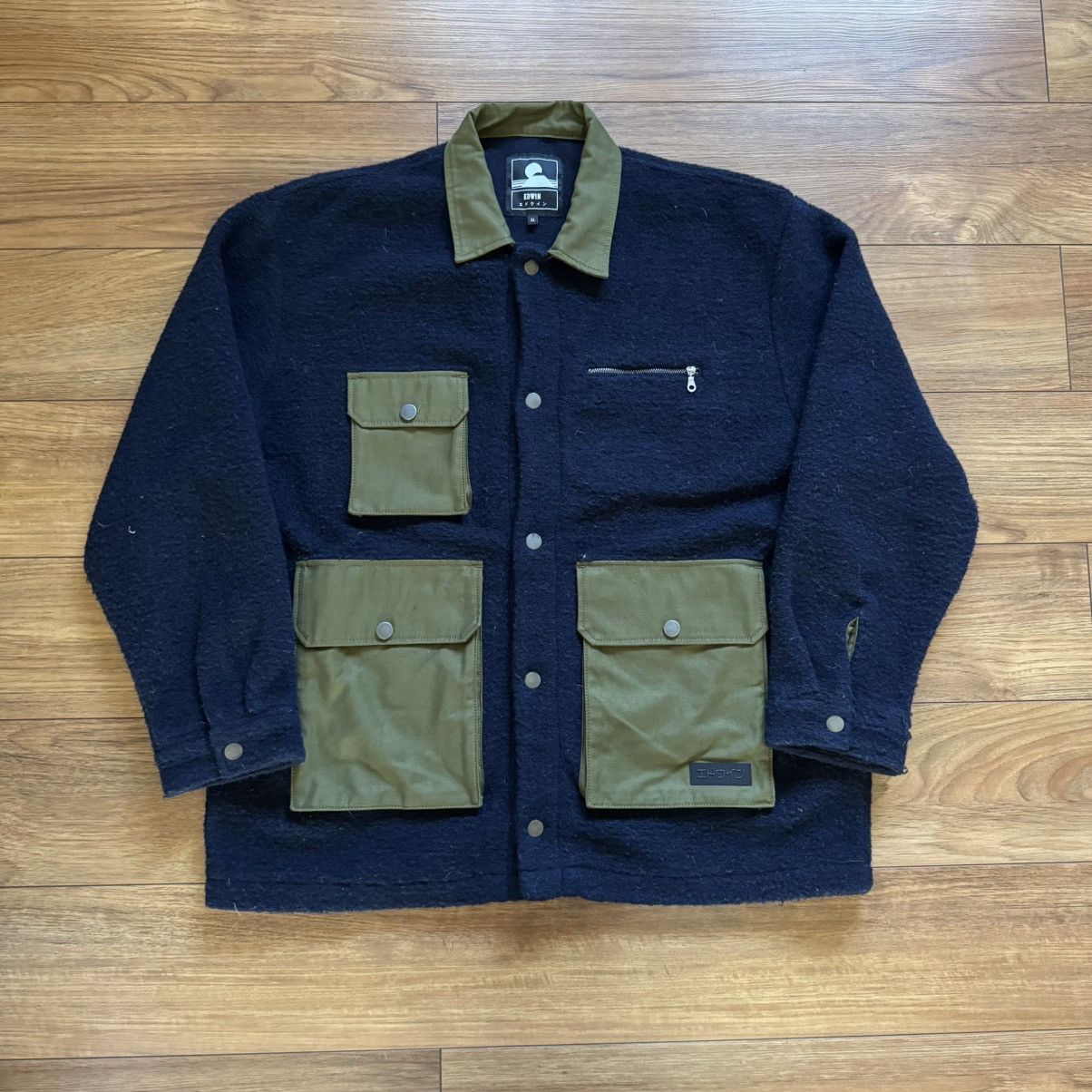 Edwin × Japanese Brand Edwin japanese outdoor overshirt jacket Size US XL / EU 56 / 4 - 1 Thumbnail