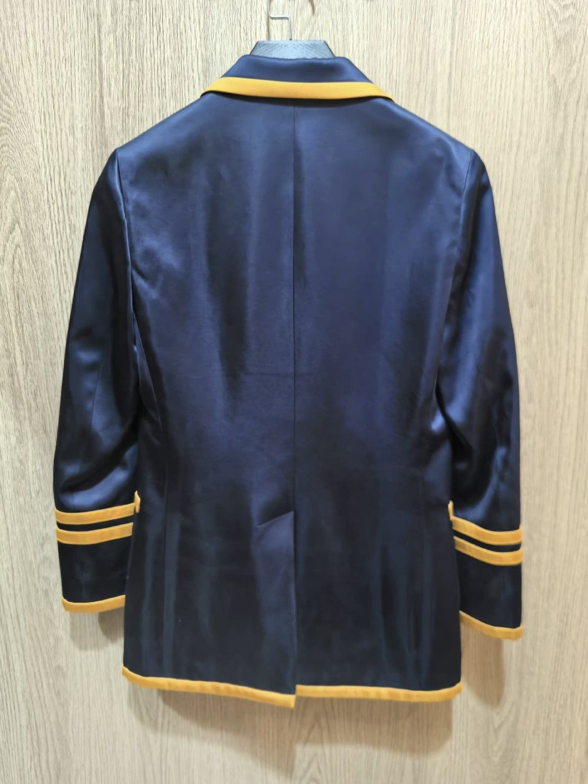 Gucci Runway Trimmed Satin Embroidered Long Sleeves Jacket Size 36R - 3 Thumbnail
