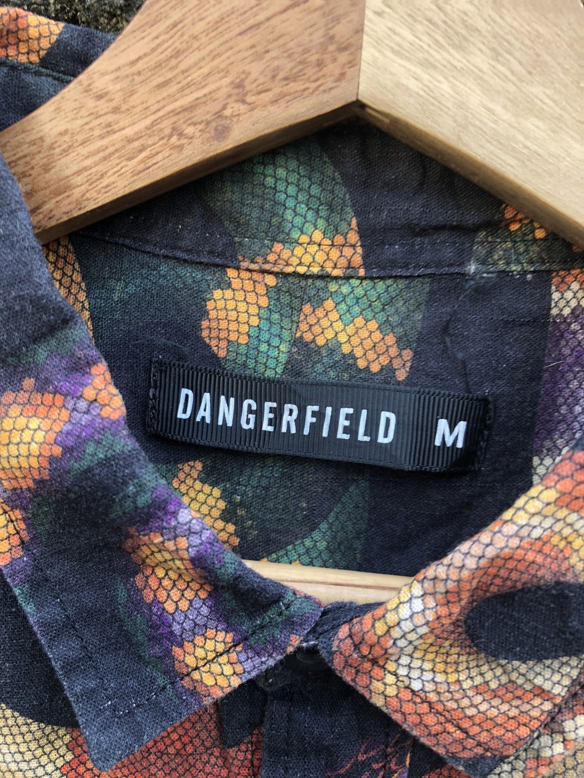 Dangerfield × Vintage Vintage Dangerfield Snake Print Button Shirts Size US M / EU 48-50 / 2 - 3 Thumbnail