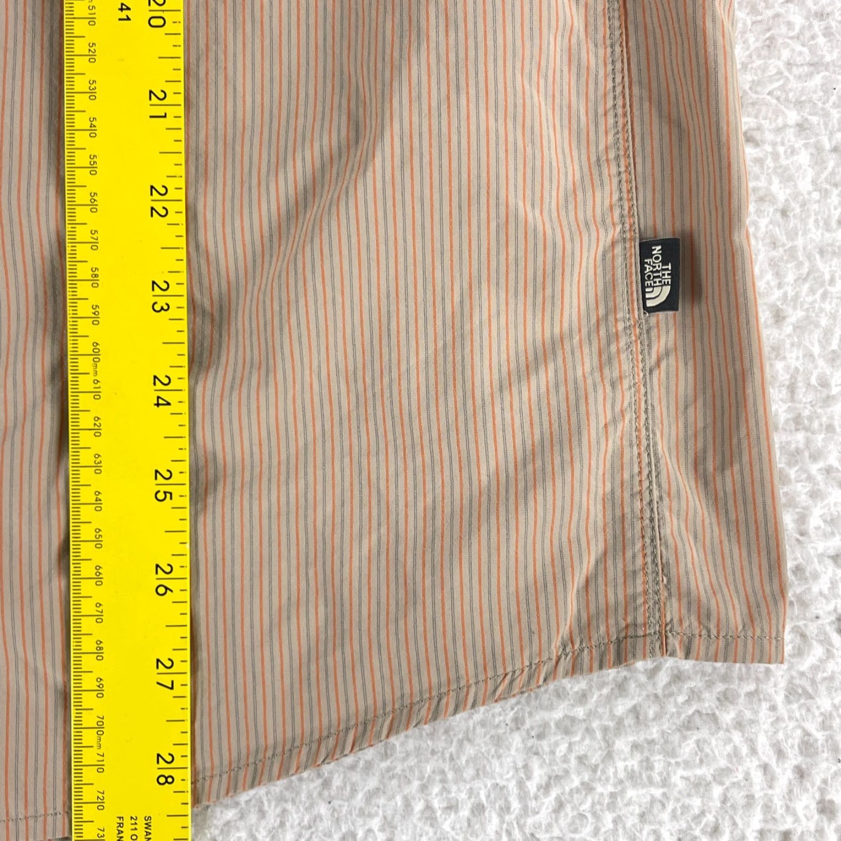 The North Face The North Face Button-Up Shirt Mens L Brown Long Sleeve Stripes Outdoor Size US L / EU 52-54 / 3 - 6 Thumbnail