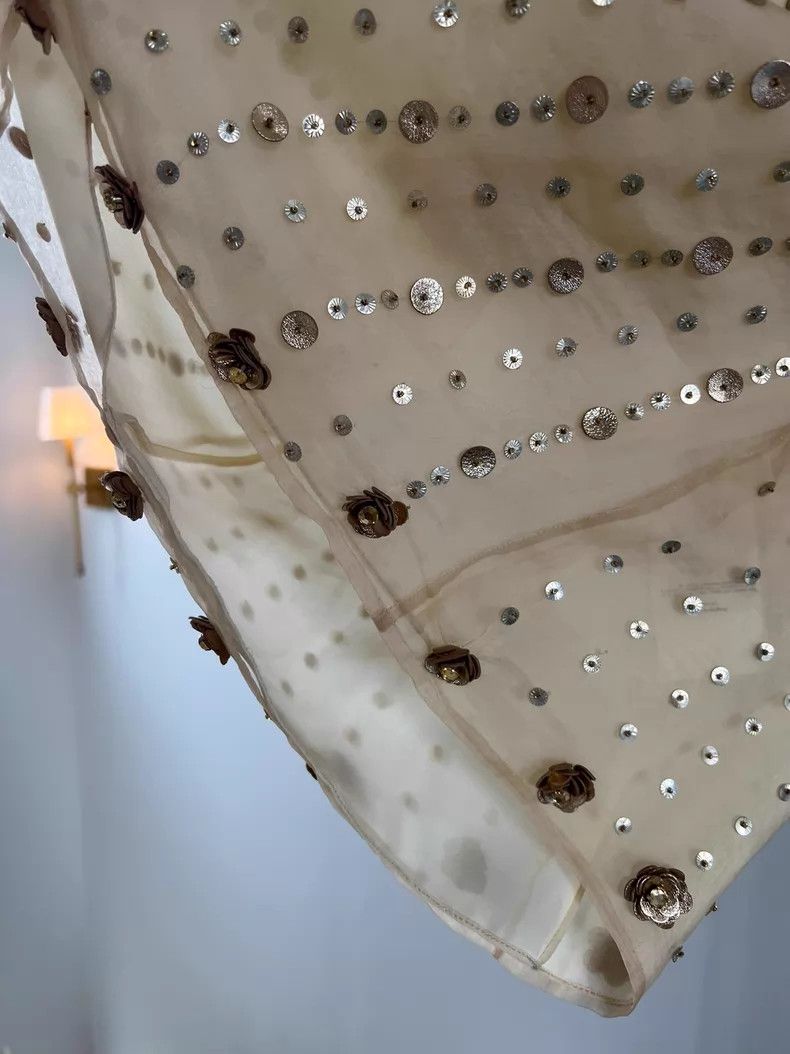Valentino Valentino Heavy industry gold beaded vest dress Size M / US 6-8 / IT 42-44 - 6 Thumbnail