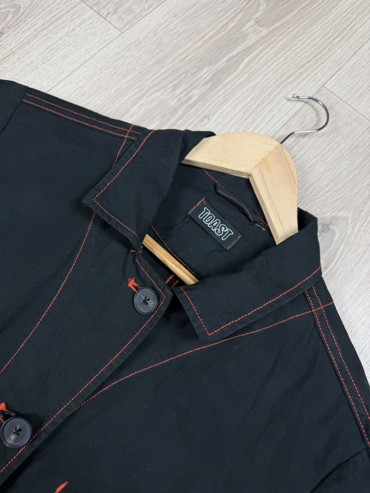 Other Toast Jacket Womens Black Cotton Lightweight Button Front Size M / US 6-8 / IT 42-44 - 5 Thumbnail