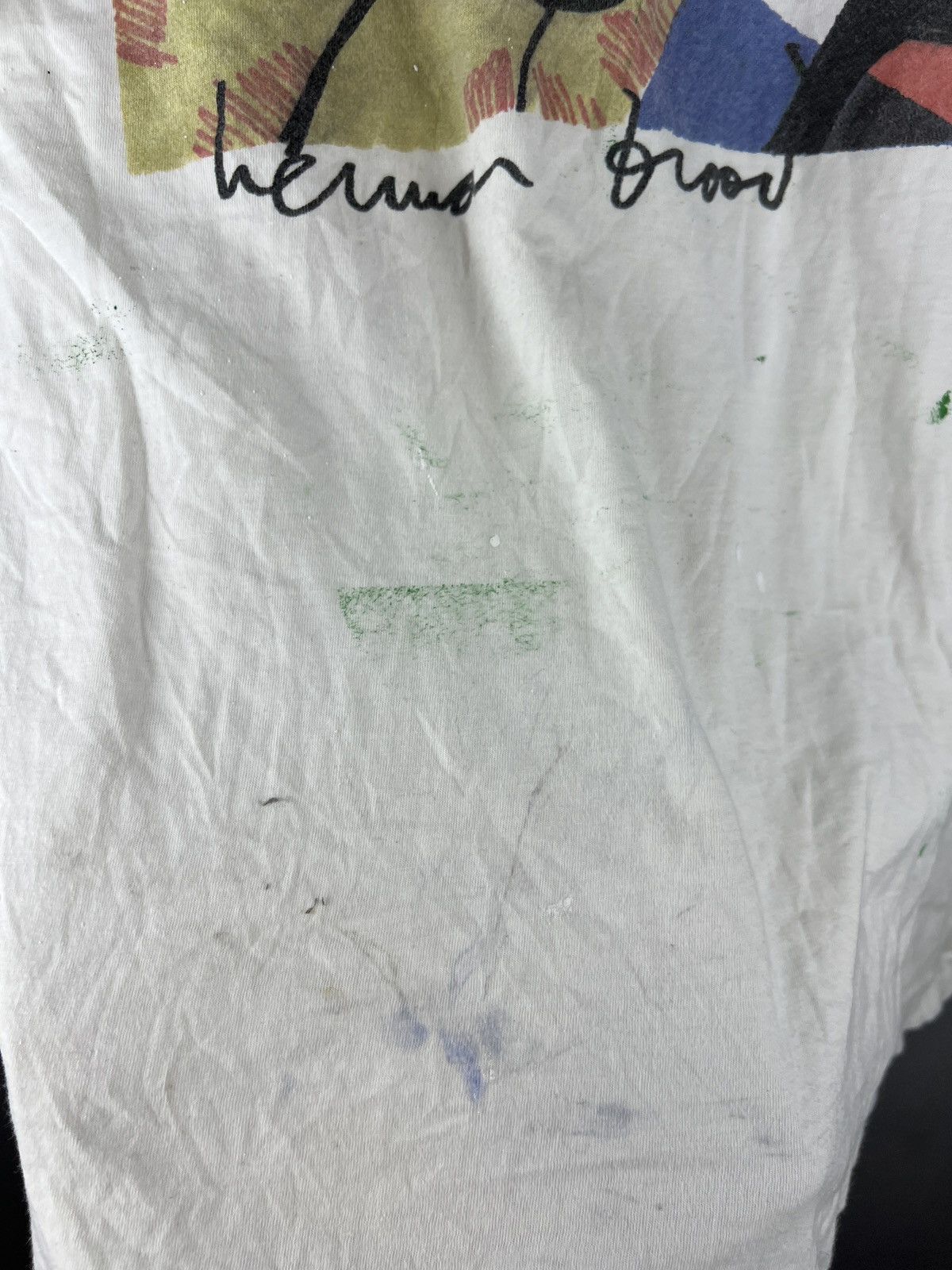 Vintage 💥RARE💥 Vintage 1993 Herman Brood Rock Band Art t shirt y2k Size US L / EU 52-54 / 3 - 8 Thumbnail