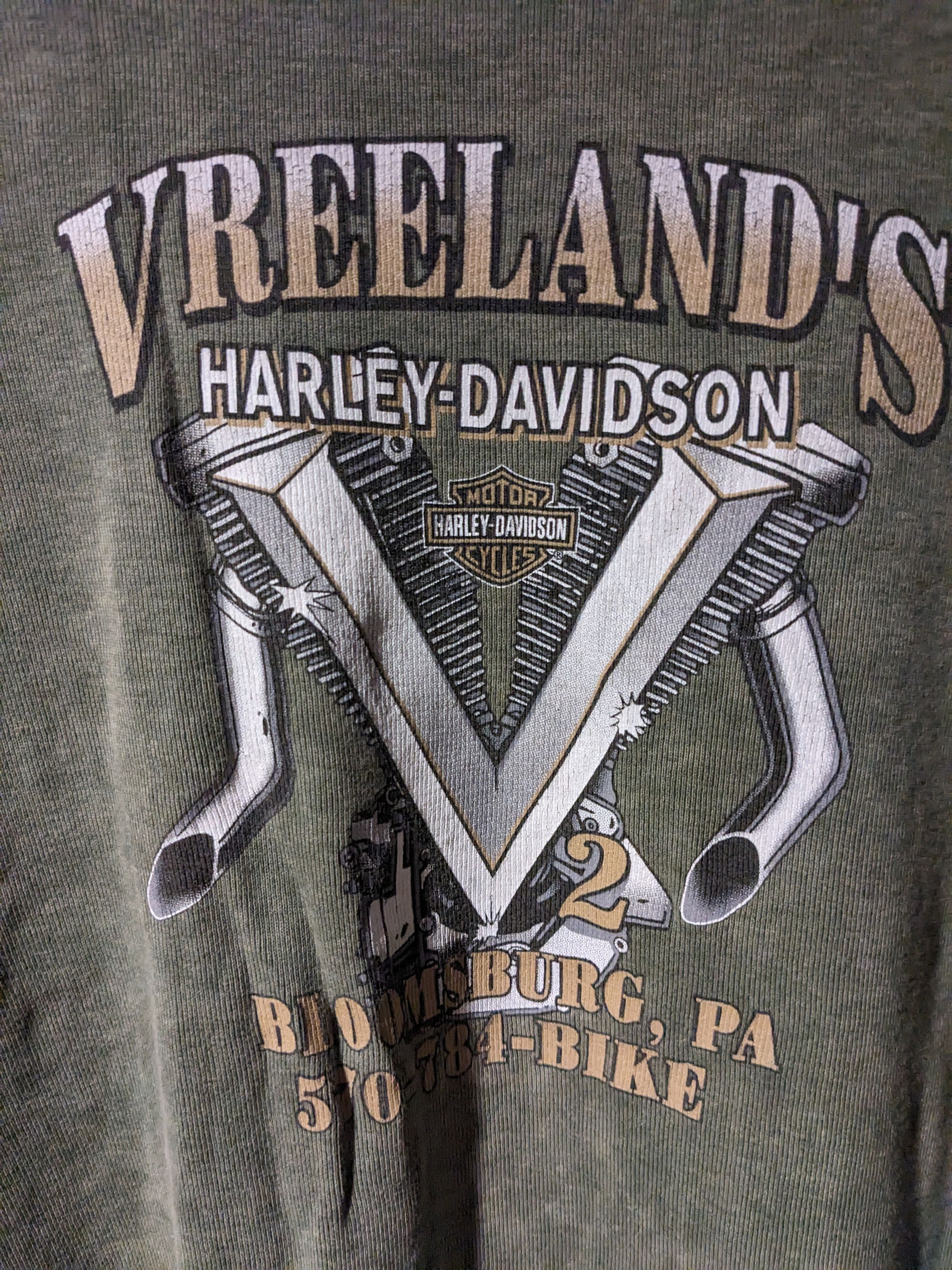 Harley Davidson × Vintage Vintage 2007 Harley-Davidson Skulls Long-Sleeve T-Shirt Size XXL / US 16-18 / IT 52-54 - 12 Thumbnail