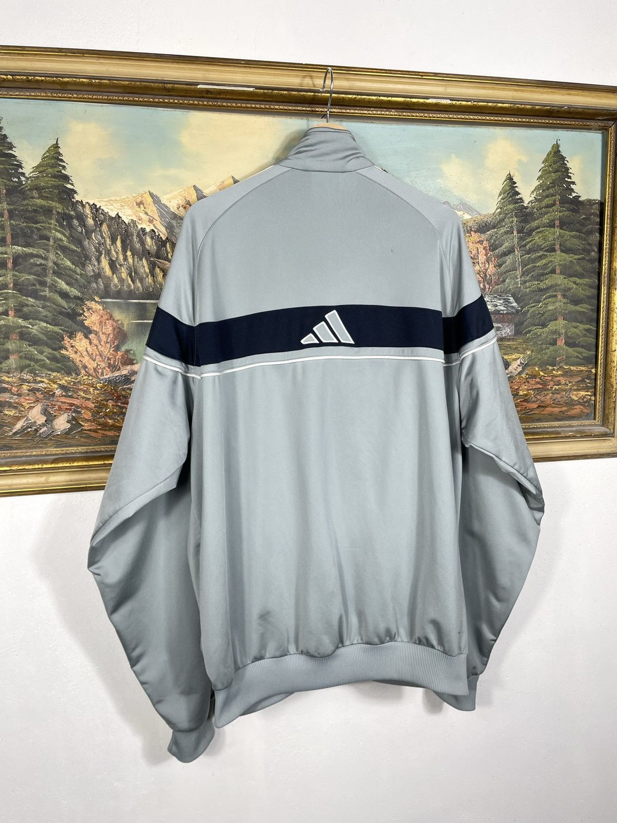 Adidas × Vintage Adidas Retro 00s Loose Boxy Windbreaker Jacket Skate Rap Size US XL / EU 56 / 4 - 8 Thumbnail