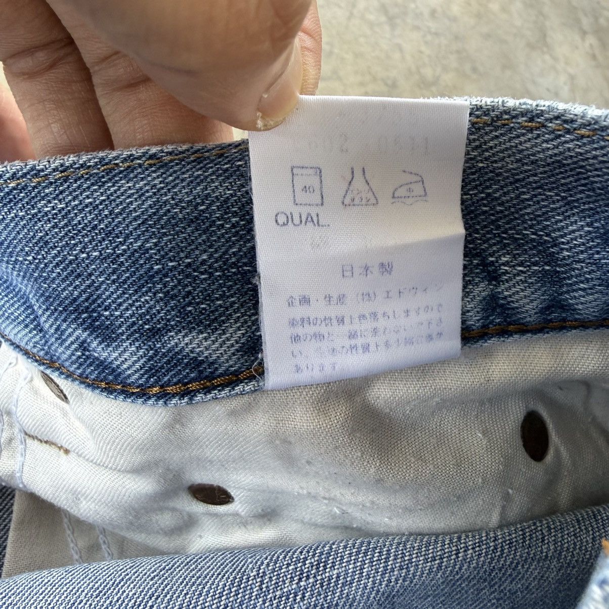 Edwin Vintage Edwin Faded Denim Jean Pants W32 Size US 32 / EU 48 - 14 Thumbnail