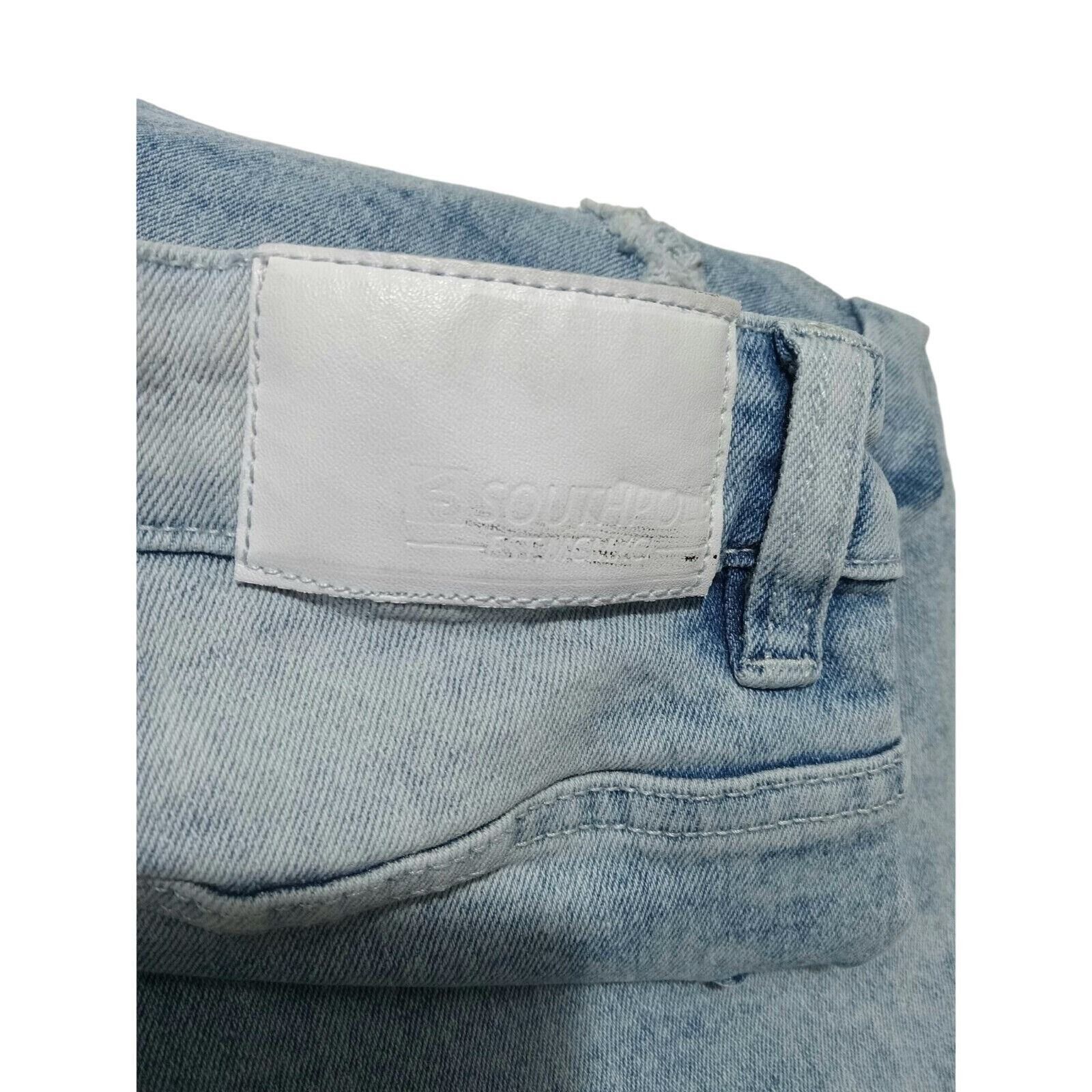 Southpole Vintage Southpole Shorts 36 Men's Blue Denim Jean Biker Slim Size US 36 / EU 52 - 4 Thumbnail