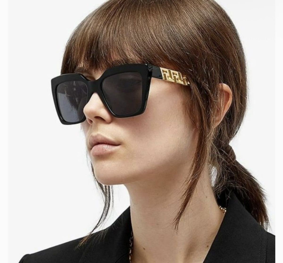 Versace Versace VE4418 GB1/87 56 Women's Square Sunglasses Size ONE SIZE - 3 Thumbnail