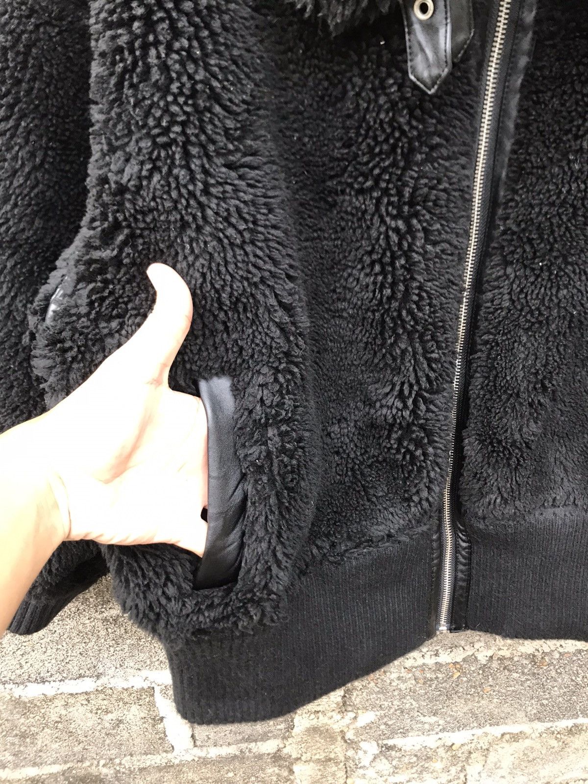 Japanese Brand 🔥Winter Fashion Gyda Oversize Shearling Bomber Jacket Size US M / EU 48-50 / 2 - 6 Thumbnail