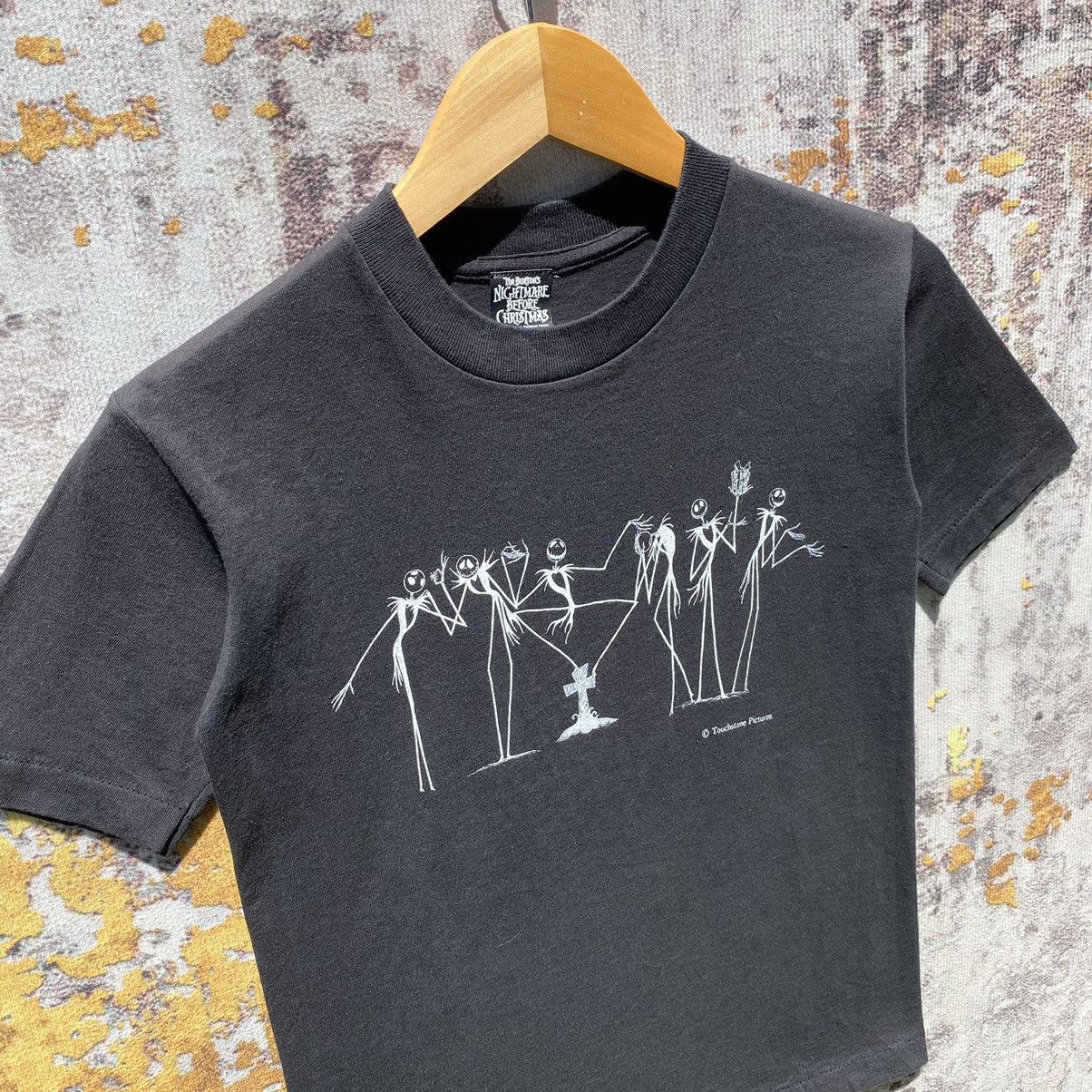 Disney × Vintage Vintage 90s the burton's The nightmare Before Christmas Tee Size US S / EU 44-46 / 1 - 4 Thumbnail