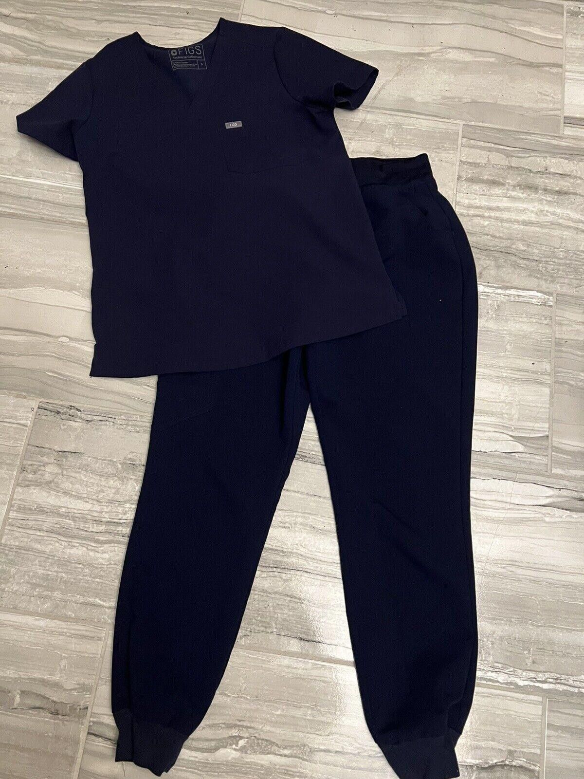 Designer FIGS scrubs women set Size medium-Blue Size ONE SIZE - 1 Thumbnail