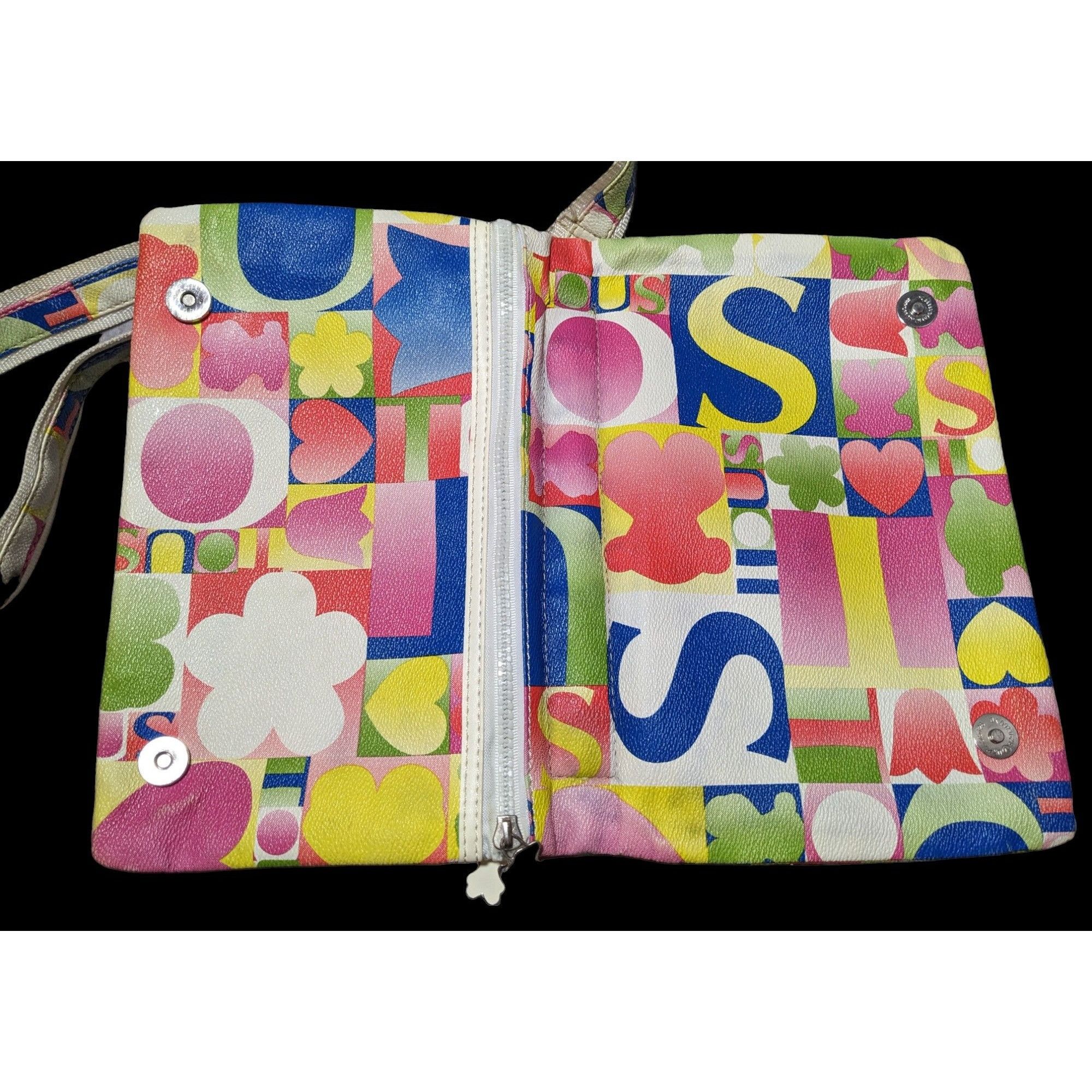 TOUS Tous Fold Over Zip Rainbow Crossbody Bag Size ONE SIZE - 5 Thumbnail