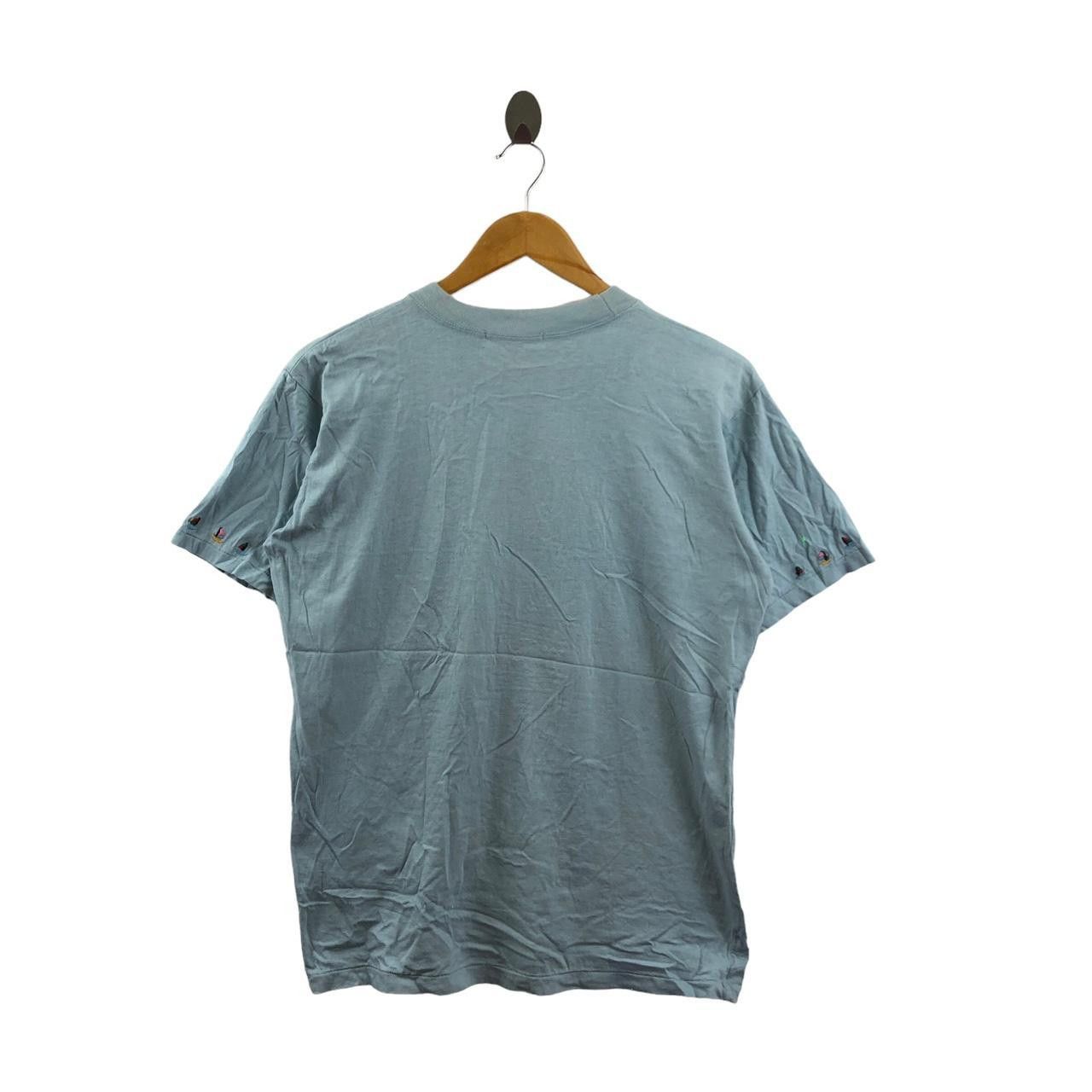 Vintage Vintage HAND STITCH EMBROIDERED Sea Nature Tee Shirt Holiday Size M / US 6-8 / IT 42-44 - 2 Thumbnail