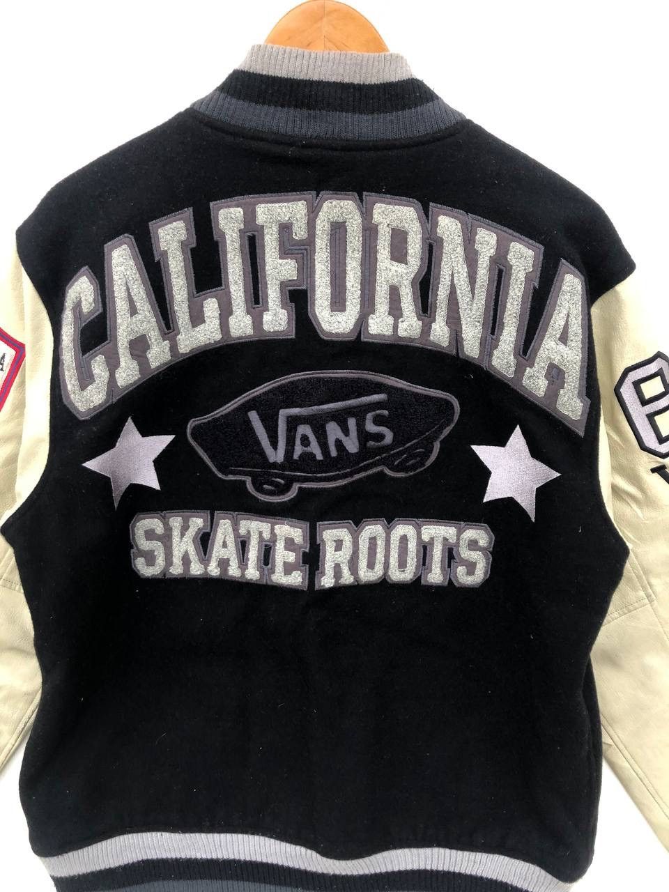 Vans Vintage Vans California Skate Root Varsity Stadium Jacket Size US L / EU 52-54 / 3 - 3 Thumbnail
