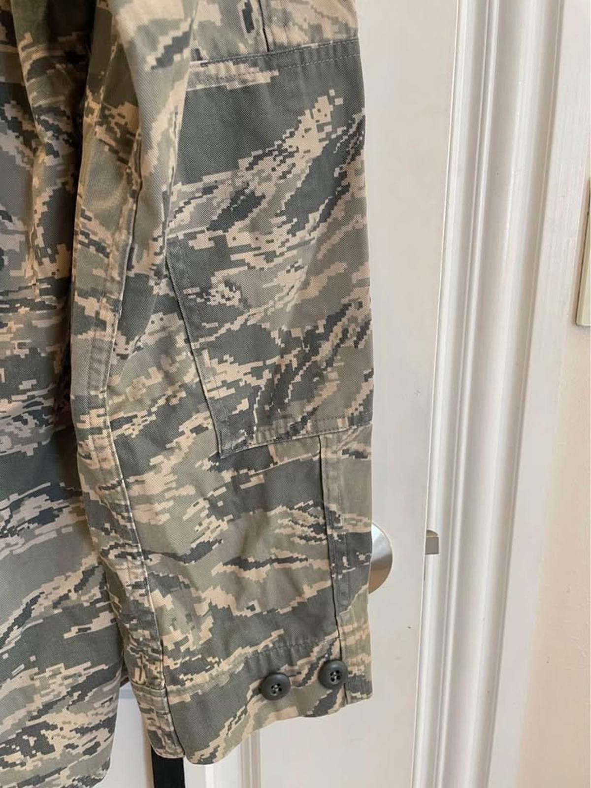 Designer US Air Force ABU Tiger Stripe Camo Jacket (38L) Size US L / EU 52-54 / 3 - 6 Thumbnail