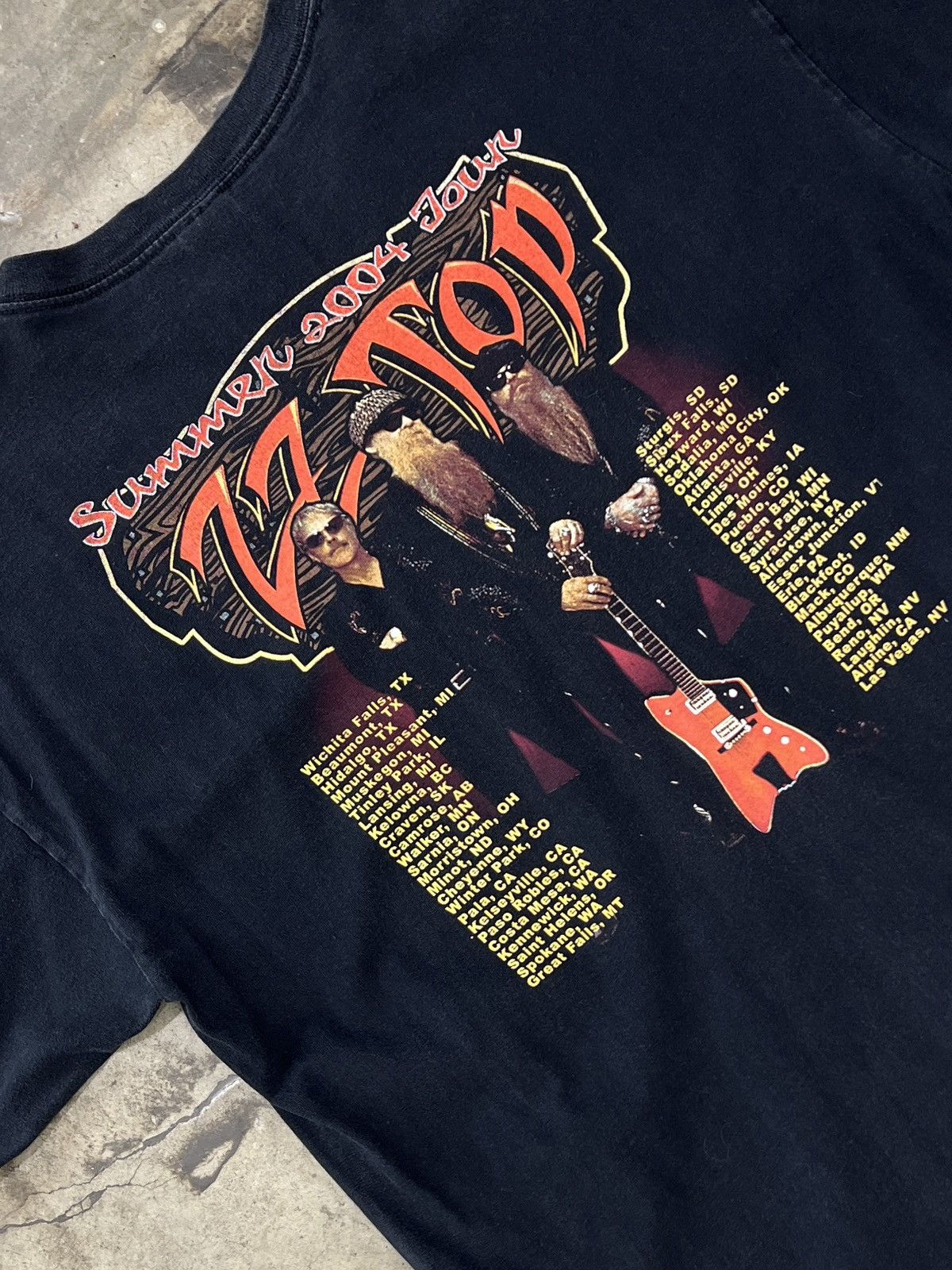 Band Tees Vintage 2004 ZZ Top Summer Tour Tee XL Size US XL / EU 56 / 4 - 4 Thumbnail