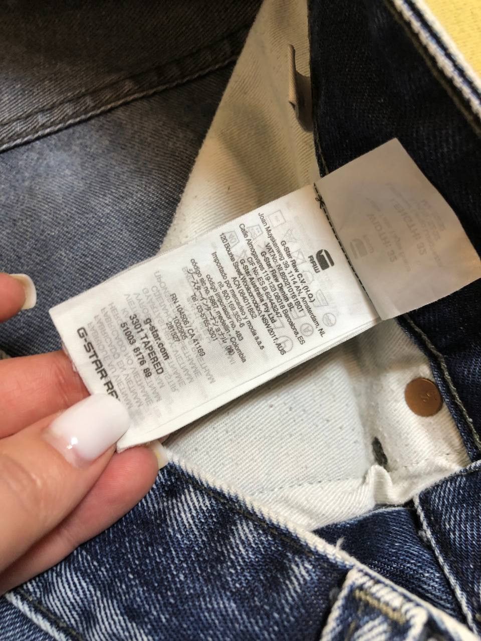 G-Star G-STAR RAW 3301 Slim Pants Jeans Distressed Faded Size US 32 / EU 48 - 3 Thumbnail