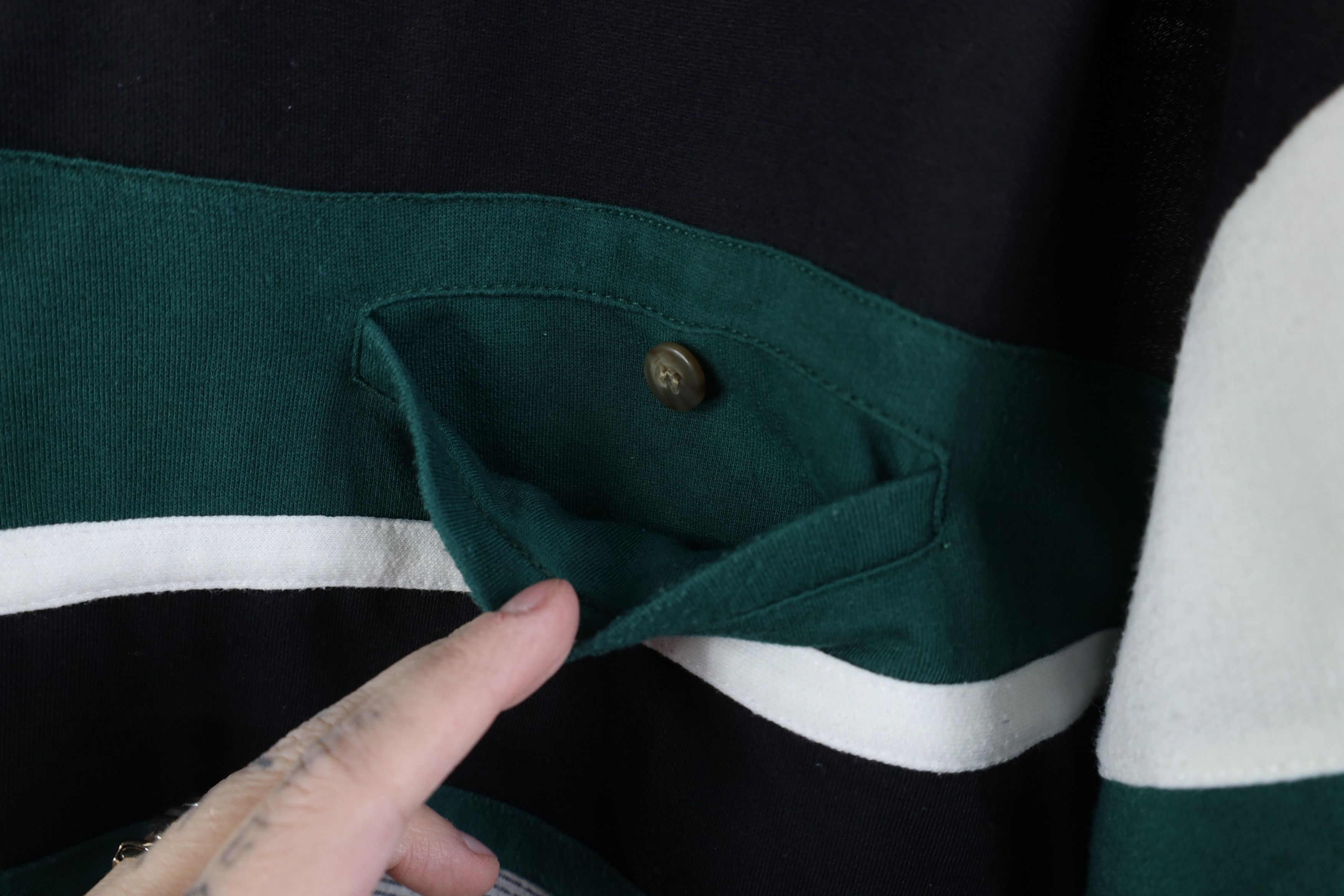 Vintage Vintage 90s Streetwear Collared Pullover Polo Shirt Mob Size US XL / EU 56 / 4 - 7 Thumbnail