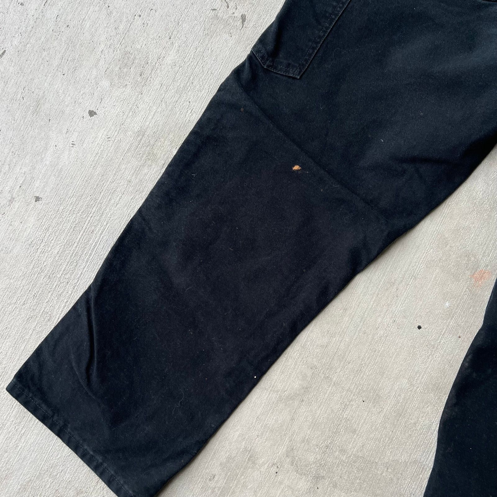 Carhartt × Vintage Vintage Y2K Carhartt black double knee work carpenter pants Size US 35 - 7 Thumbnail