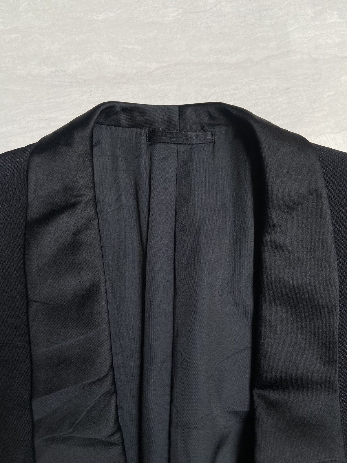 Christian Dior Monsieur CHRISTIAN DIOR MONSIEUR Black Suit Size 54L - 5 Thumbnail