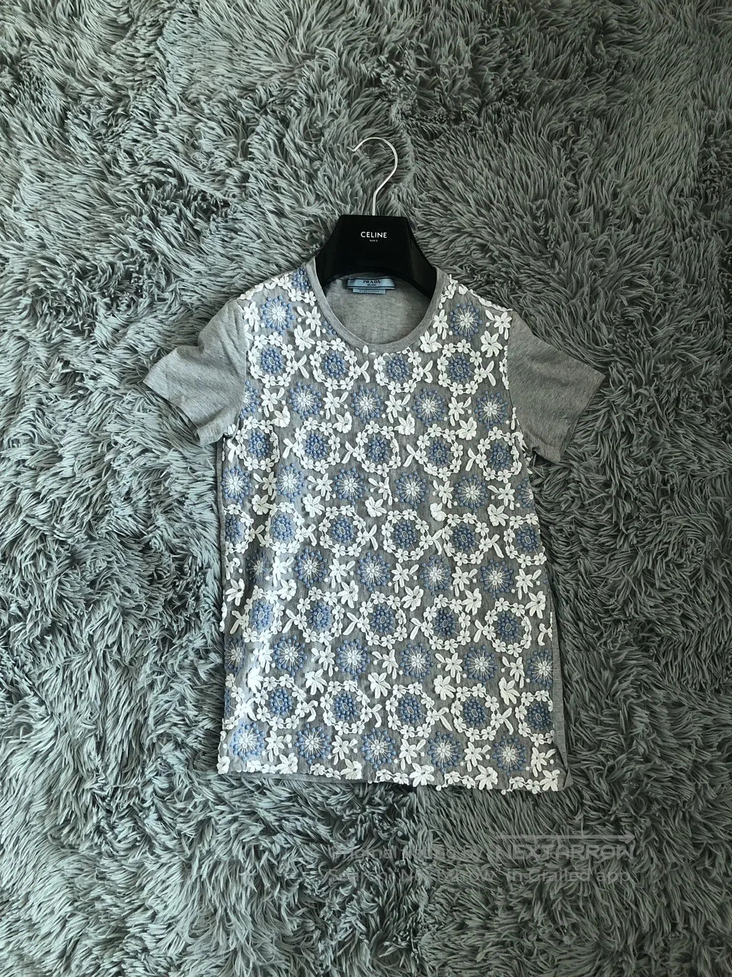 Prada Prada Floral Short-Sleeve T-Shirt. Size S / US 4 / IT 40 - 1 Thumbnail