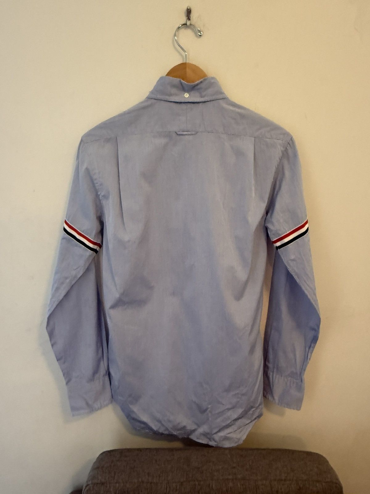 Thom Browne Thom Browne triple stripe button up shirt sz 1 Size US S / EU 44-46 / 1 - 2 Thumbnail