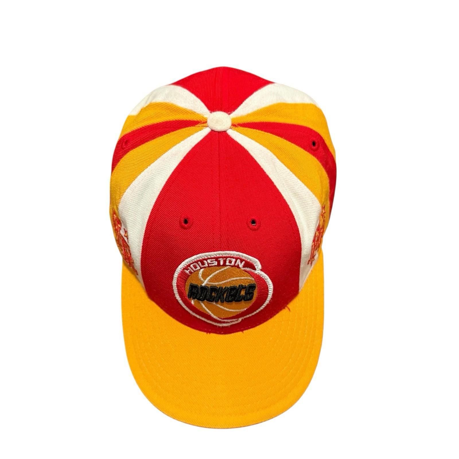 Mitchell & Ness Mitchell & Ness Houston Rockets Retro Stripe Snapback Hat Size ONE SIZE - 2 Thumbnail