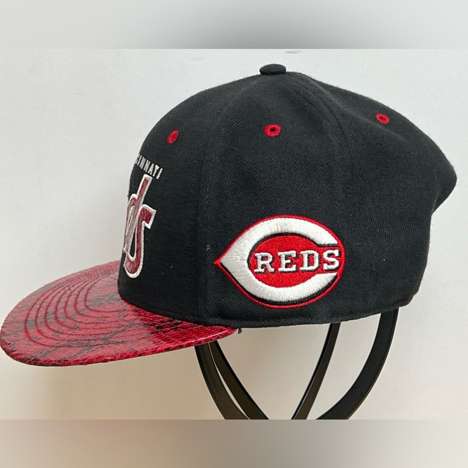 47 47 Brand Cincinnati Reds Snapback Faux Snake Skin Logo MLB Size ONE SIZE - 4 Thumbnail