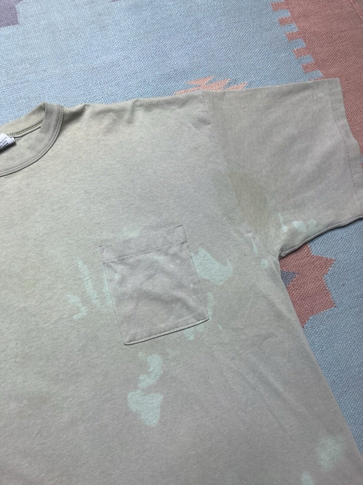 Vintage Vtg 80s pocket t shirt blank faded grunge single stitch XXL Size US XXL / EU 58 / 5 - 3 Thumbnail