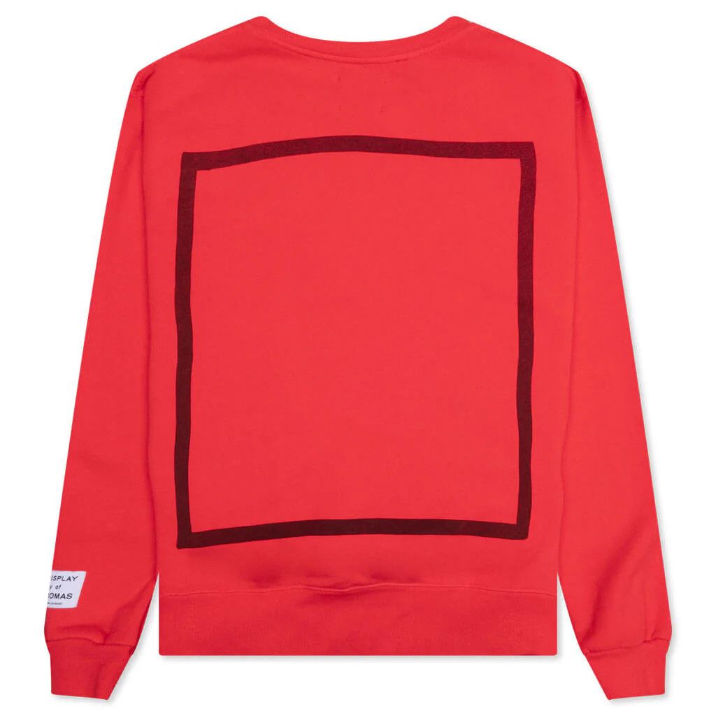 Gallery Dept. o1gr1nt0526 Musique Crewneck Sweatshirt in Red Size US S / EU 44-46 / 1 - 2 Thumbnail