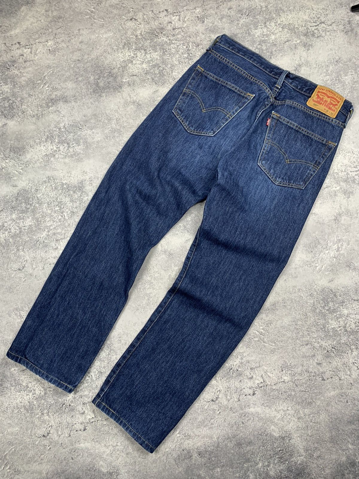 Levi's Men’s Levi’s 501 Straight Jeans Size W32L32 Blue Size US 32 / EU 48 - 1 Thumbnail