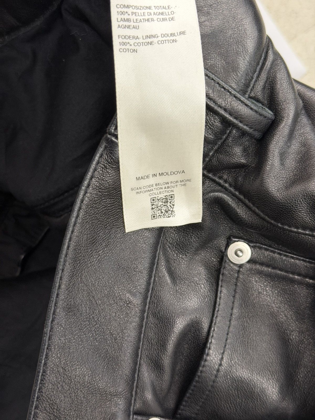 Rick Owens Rick Owens Leather Banana pants Size US 32 / EU 48 - 5 Thumbnail