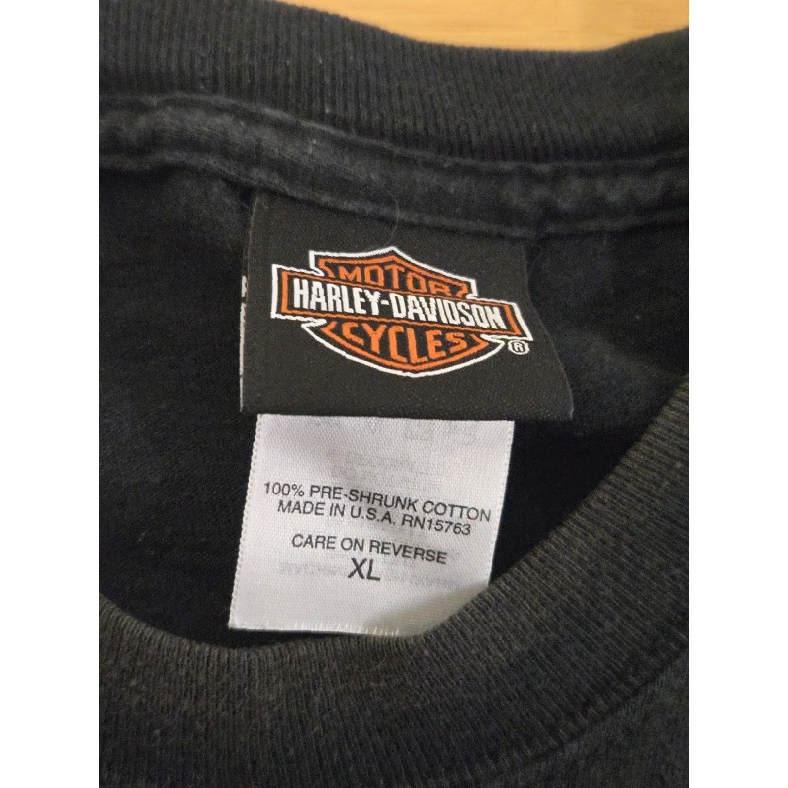 Harley Davidson Harley-Davidson Shirt Mens XL Black Hills Rapid City SD Biker Motorcycle 2006 Size US XL / EU 56 / 4 - 3 Thumbnail