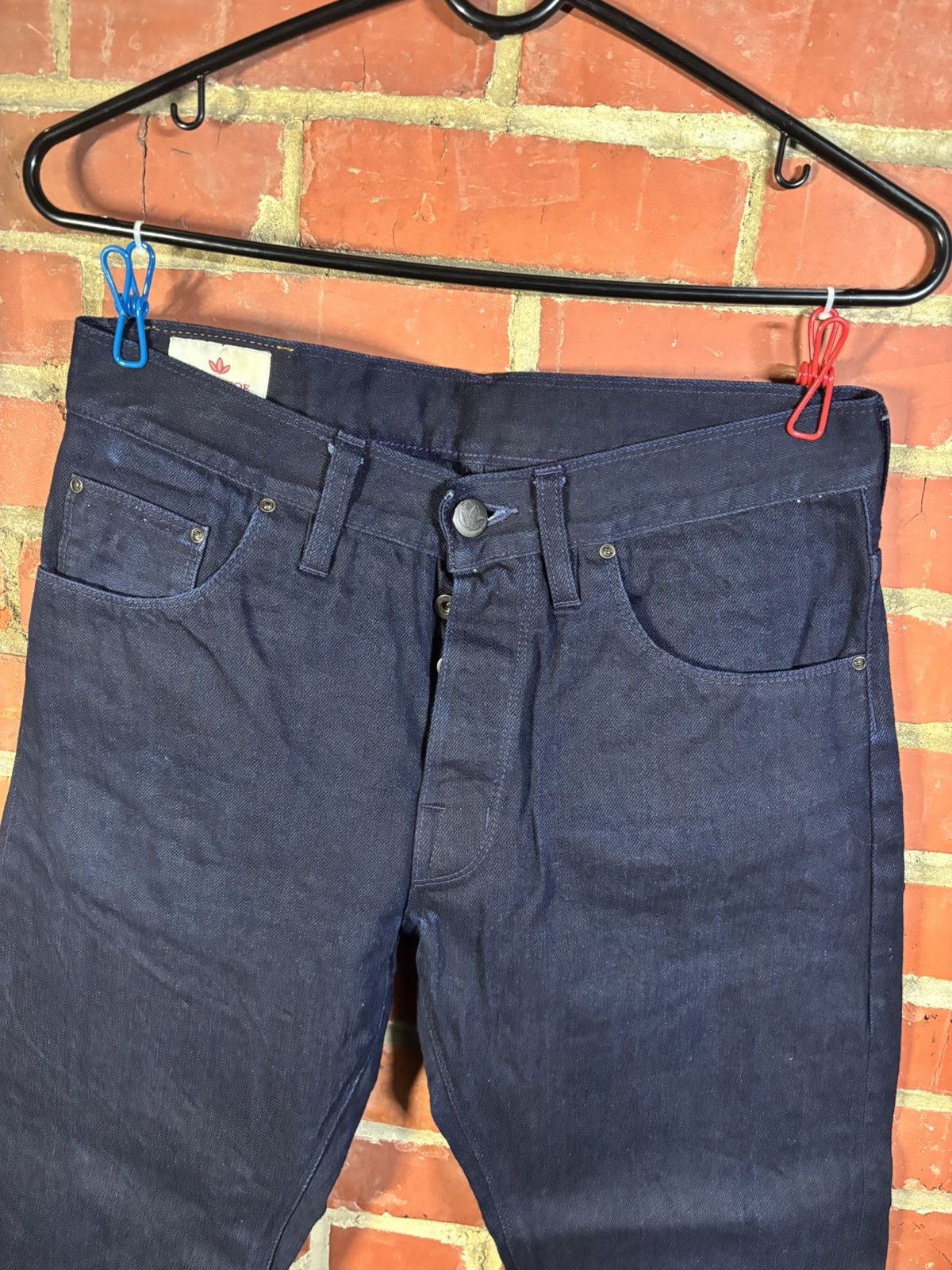 Shockoe Atelier Shockoe Atelier Jeans Denim Selvedge Button Sz 30 R30.5x26.5 Size US 30 / EU 46 - 3 Thumbnail