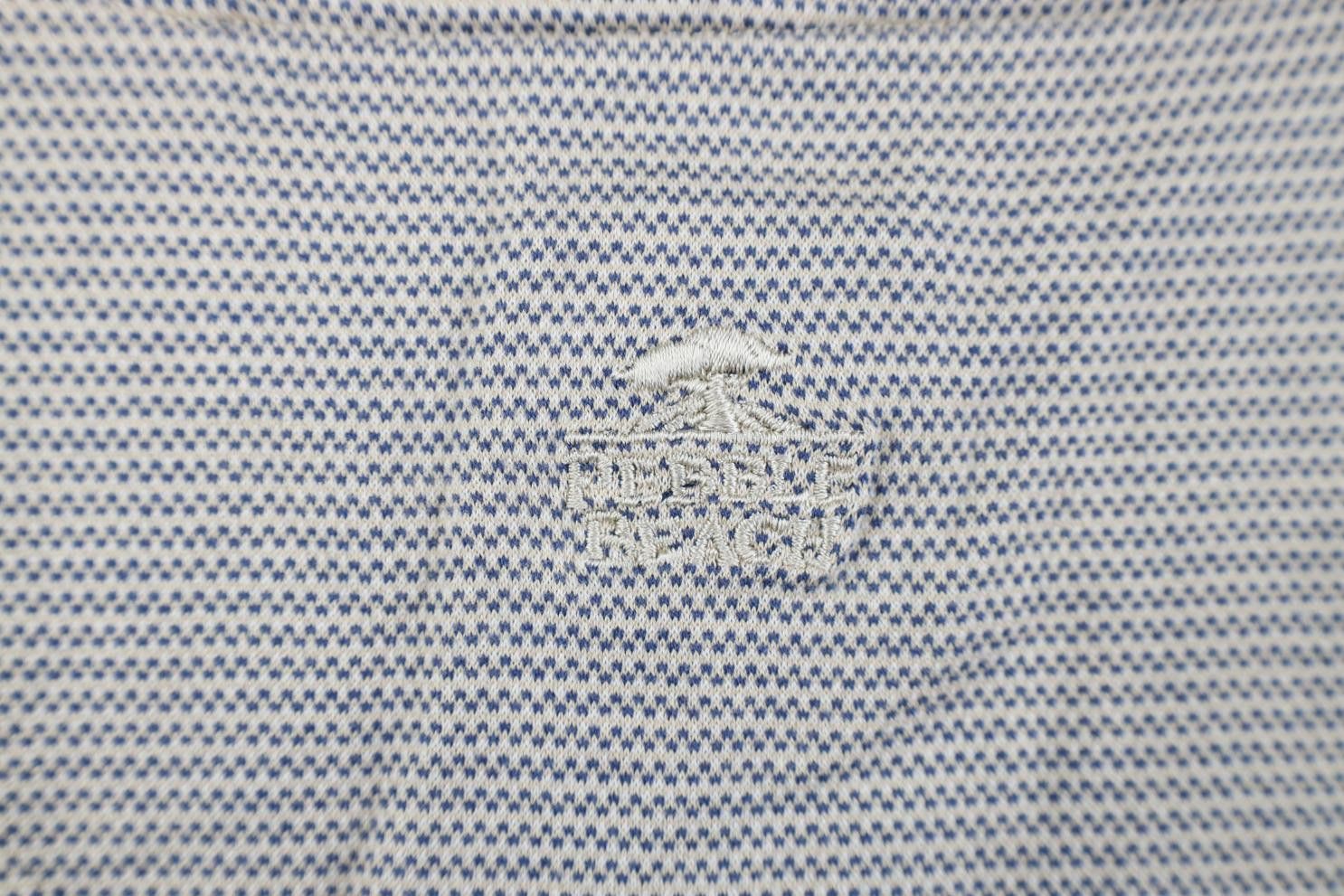 Vintage Vintage 90s Y2K Pebble Beach Zig Zag Knit Golf Polo Shirt Size US XL / EU 56 / 4 - 11 Thumbnail