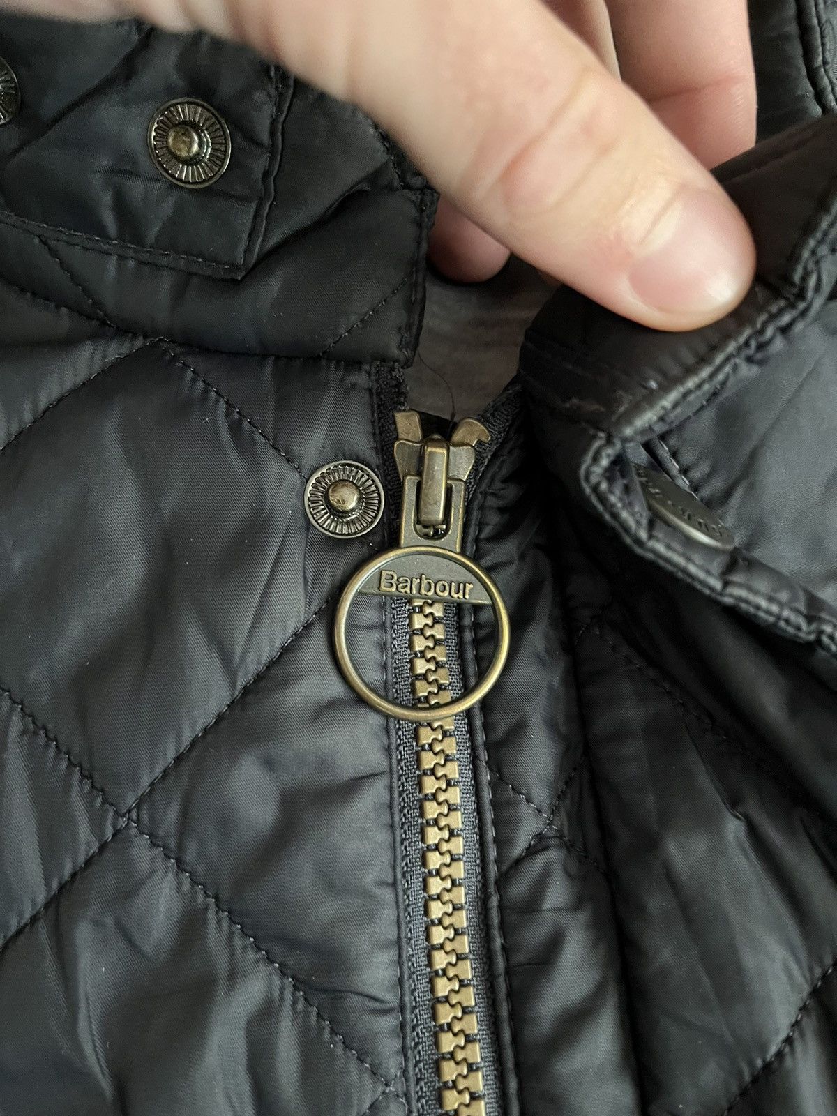 Barbour Barbour Steve McQueen Jeffries Navy Quilted USA Logo Jacket Size US M / EU 48-50 / 2 - 14 Thumbnail