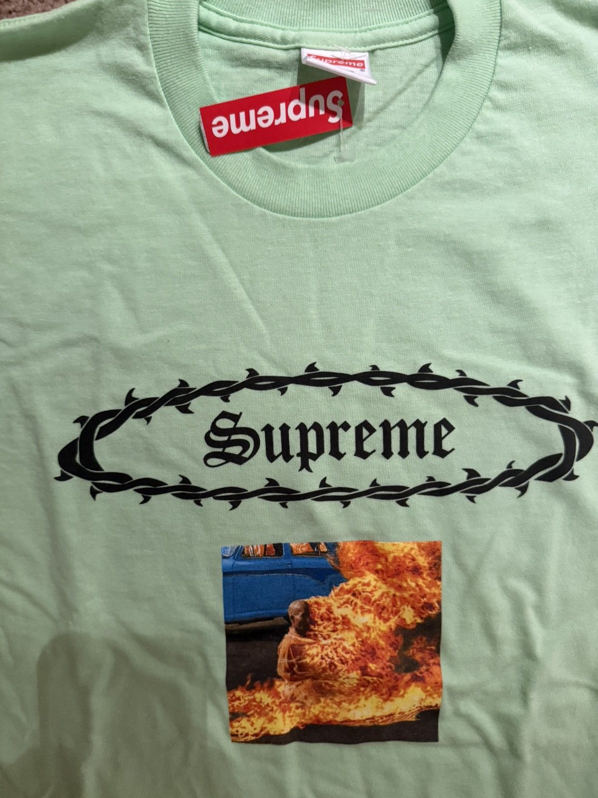 Supreme SUPREME ETERNAL TEE SS17 BRAND NEW UNWORN MINT GREEN Size US M / EU 48-50 / 2 - 3 Thumbnail