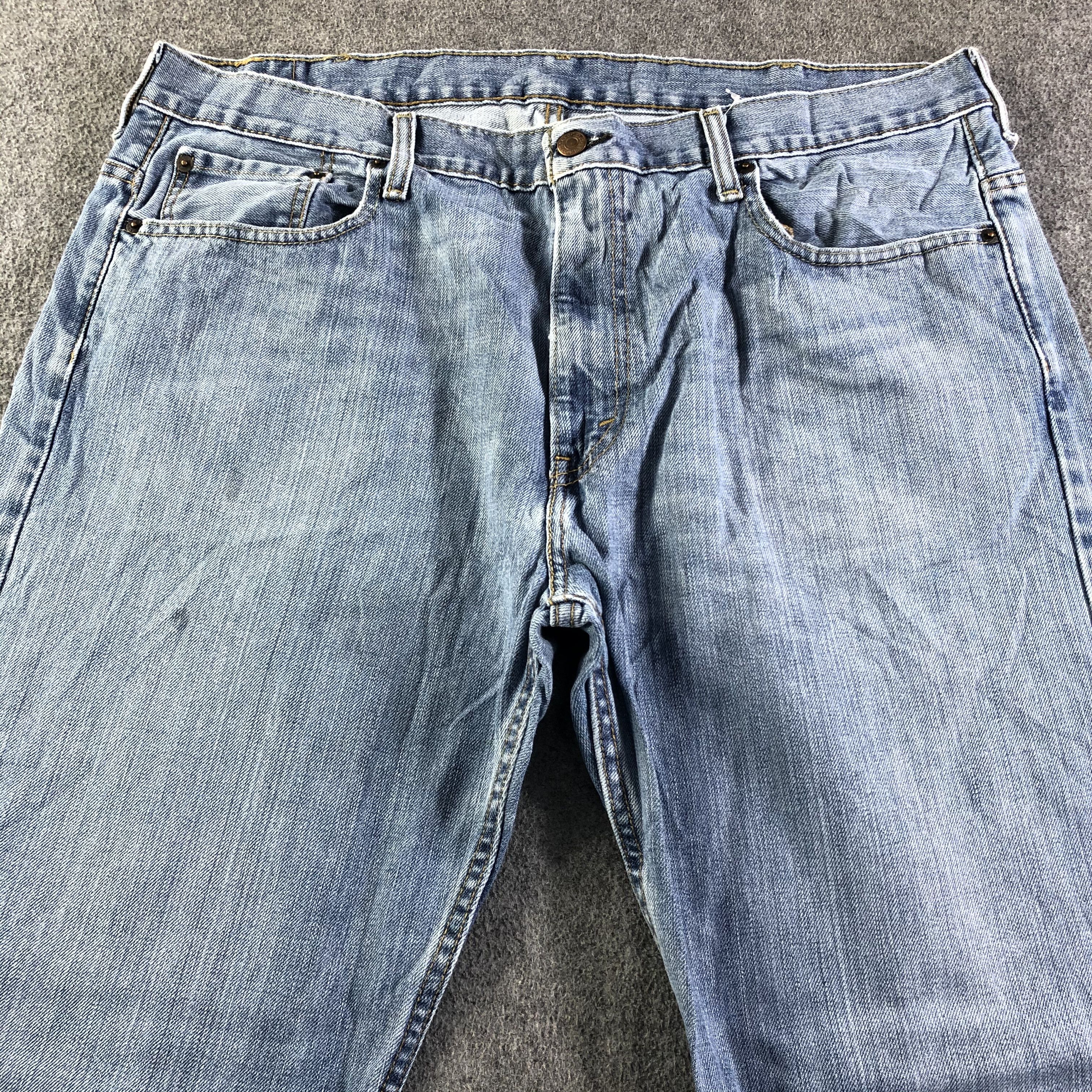 Levi's Vintage Blue Wash Levis 569 Jeans-J4125 Size US 40 / EU 56 - 3 Thumbnail