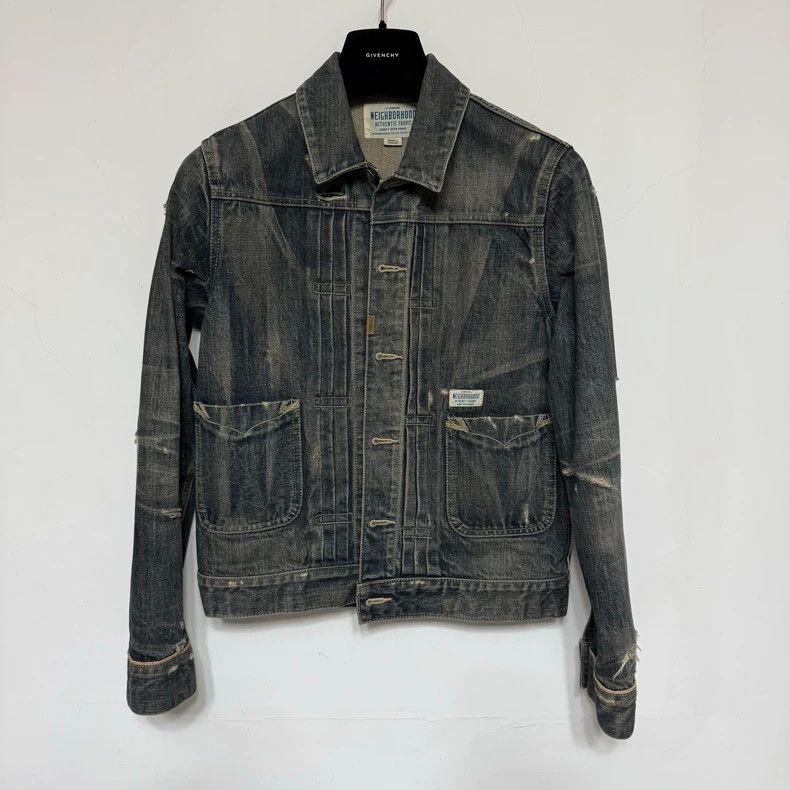 Neighborhood NEIGHBORHOOD Washed Denim Jacket Size US S / EU 44-46 / 1 - 1 Thumbnail
