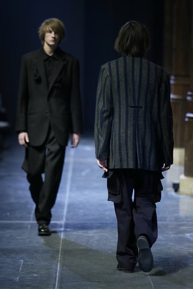 Yohji Yamamoto Yohji Yamamoto Pour Homme AW06 Triple Cargo Wool Trousers Size US 35 - 2 Thumbnail