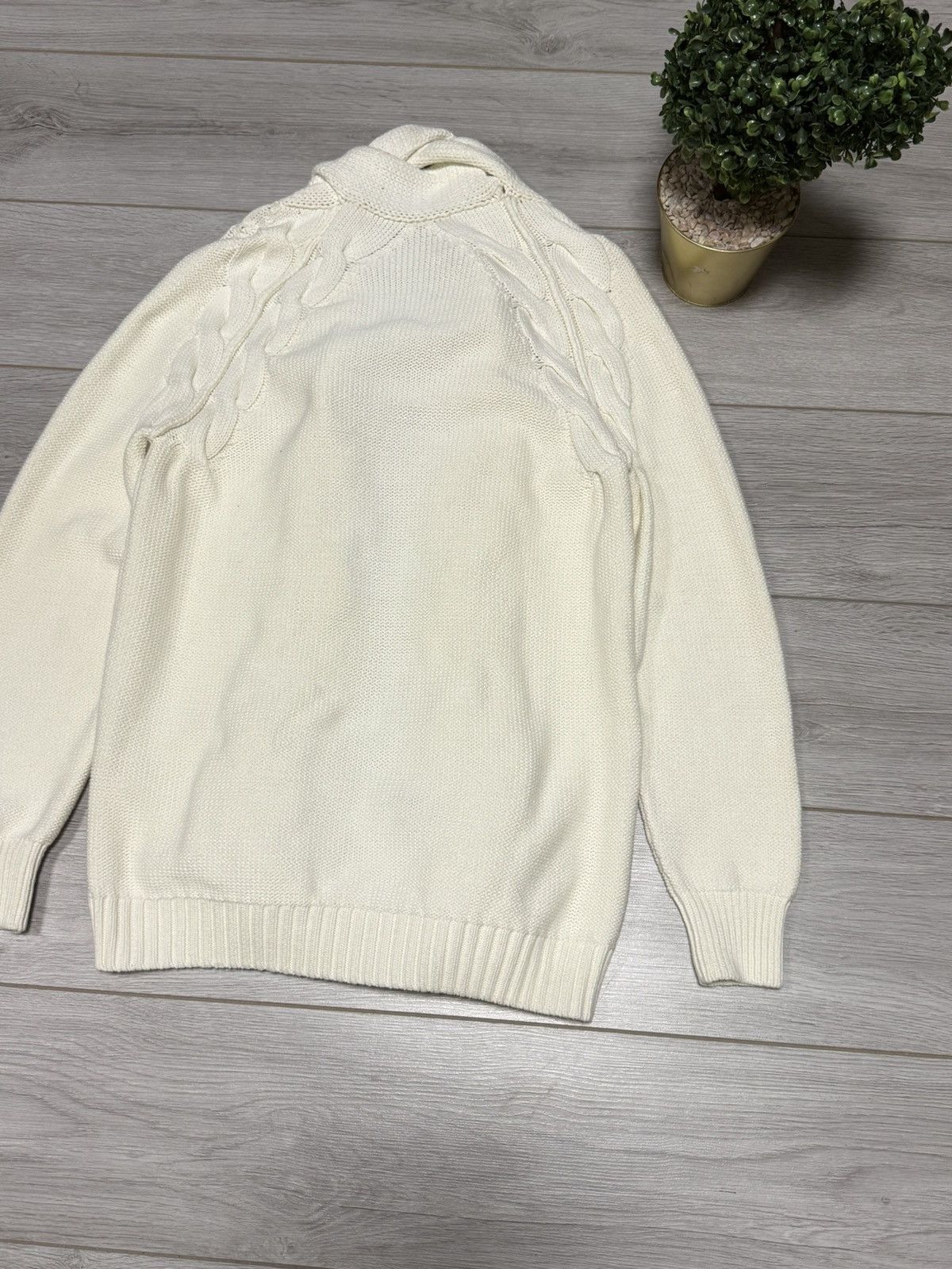 Alexander McQueen Alexander McQueen vintage RARE knitted woven cardigan Size US XL / EU 56 / 4 - 10 Thumbnail