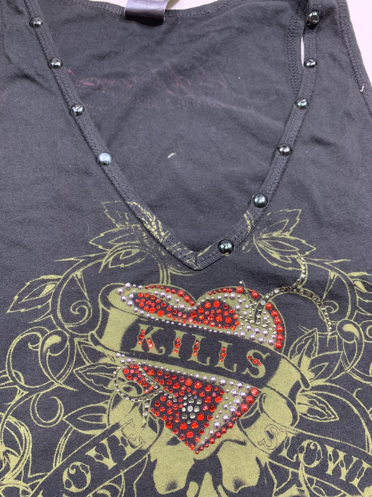 If Six Was Nine Ed Hardy By Christian Audiger Skull Tank top Size US S / EU 44-46 / 1 - 3 Thumbnail