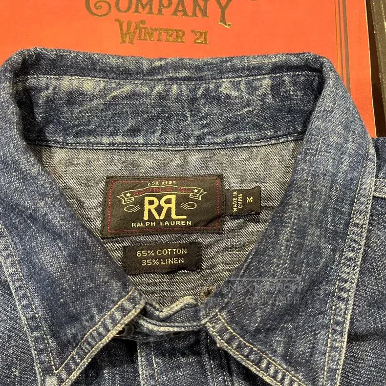 RRL Ralph Lauren RRL Ralph Lauren Vintage Washed and Worn Shirt Size US M / EU 48-50 / 2 - 5 Thumbnail
