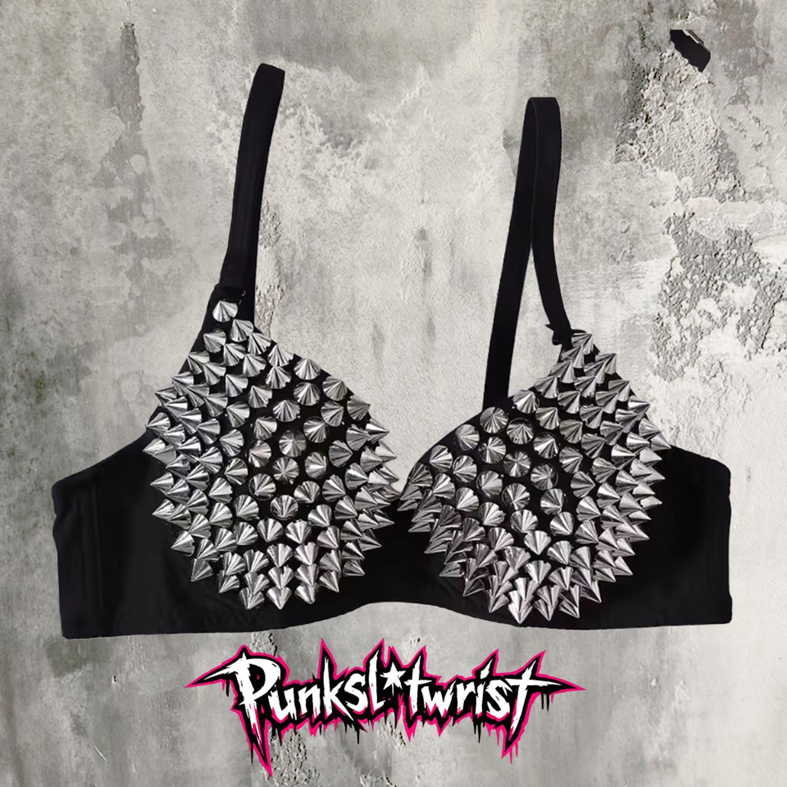 Vintage studded bra top Size ONE SIZE - 1 Thumbnail