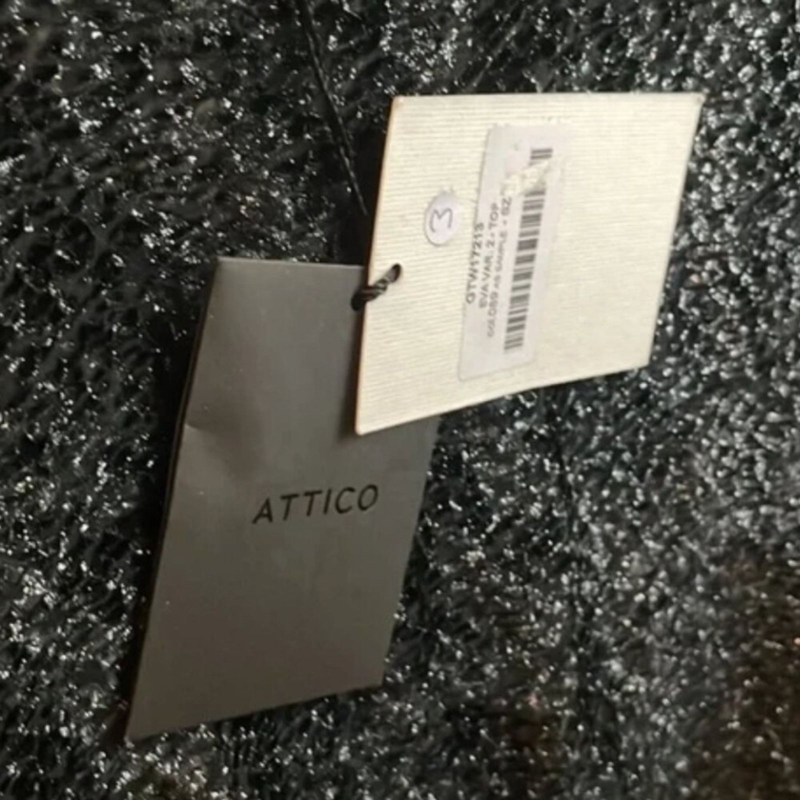 The Attico The Attico Woven Long Sleeve Blouse Black size 8 Size M / US 6-8 / IT 42-44 - 5 Thumbnail