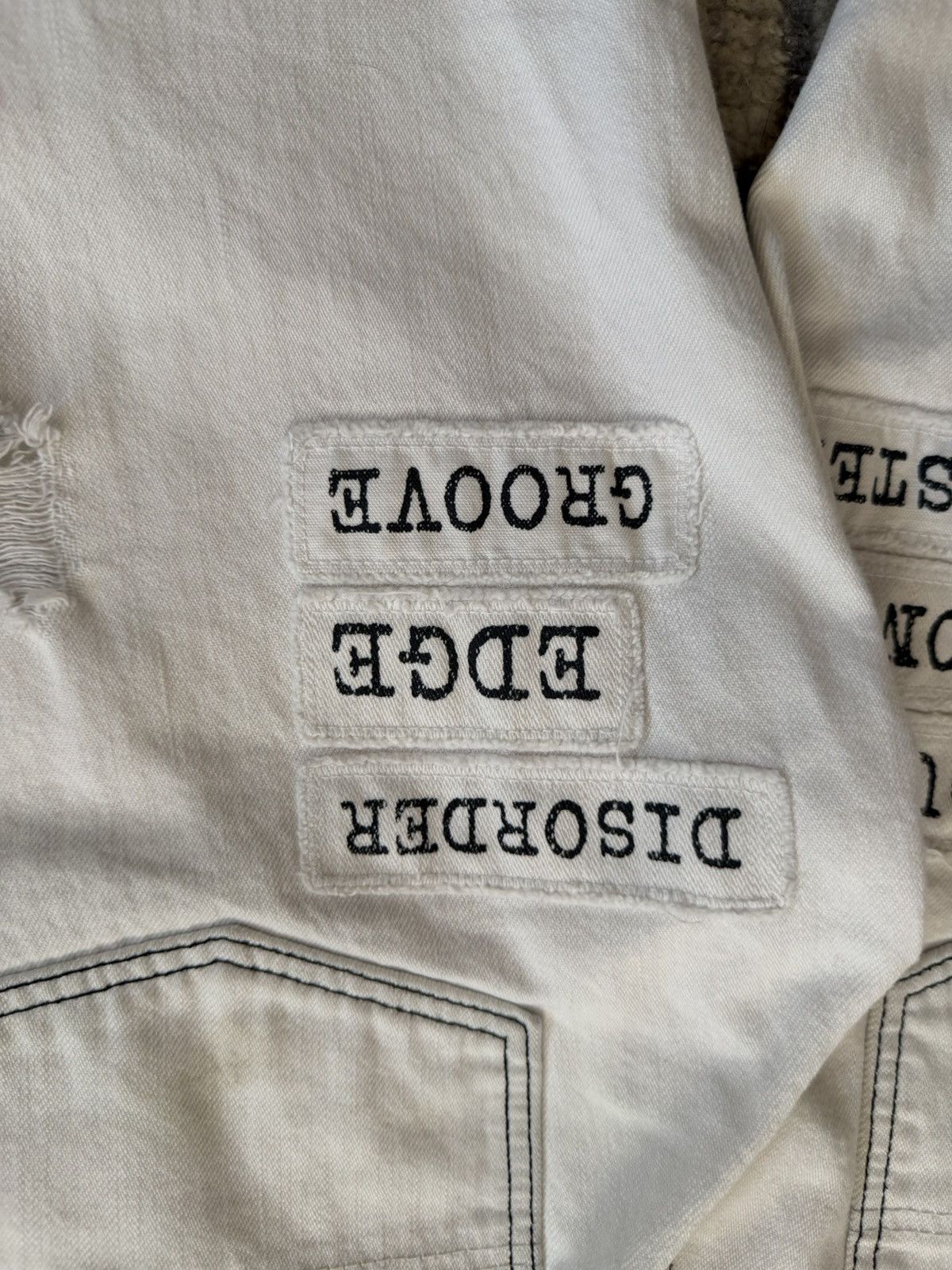 Number (N)ine Ss03 Number (N)ine patchwork poem jeans Size US 30 / EU 46 - 12 Thumbnail