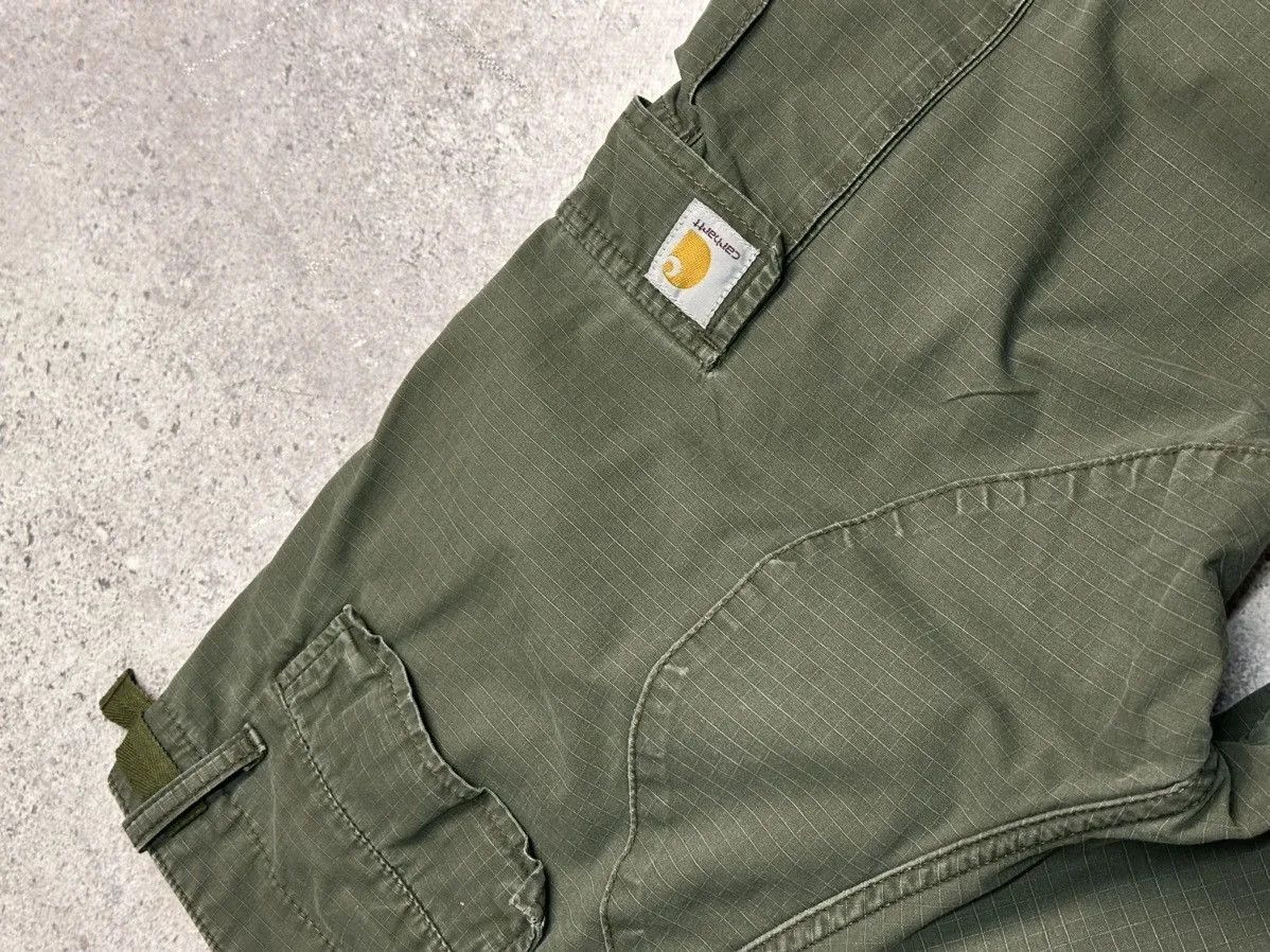Carhartt 👉 Vintage Carhartt Baggy Cargo Pants Double Knee USA Size US 31 - 14 Thumbnail