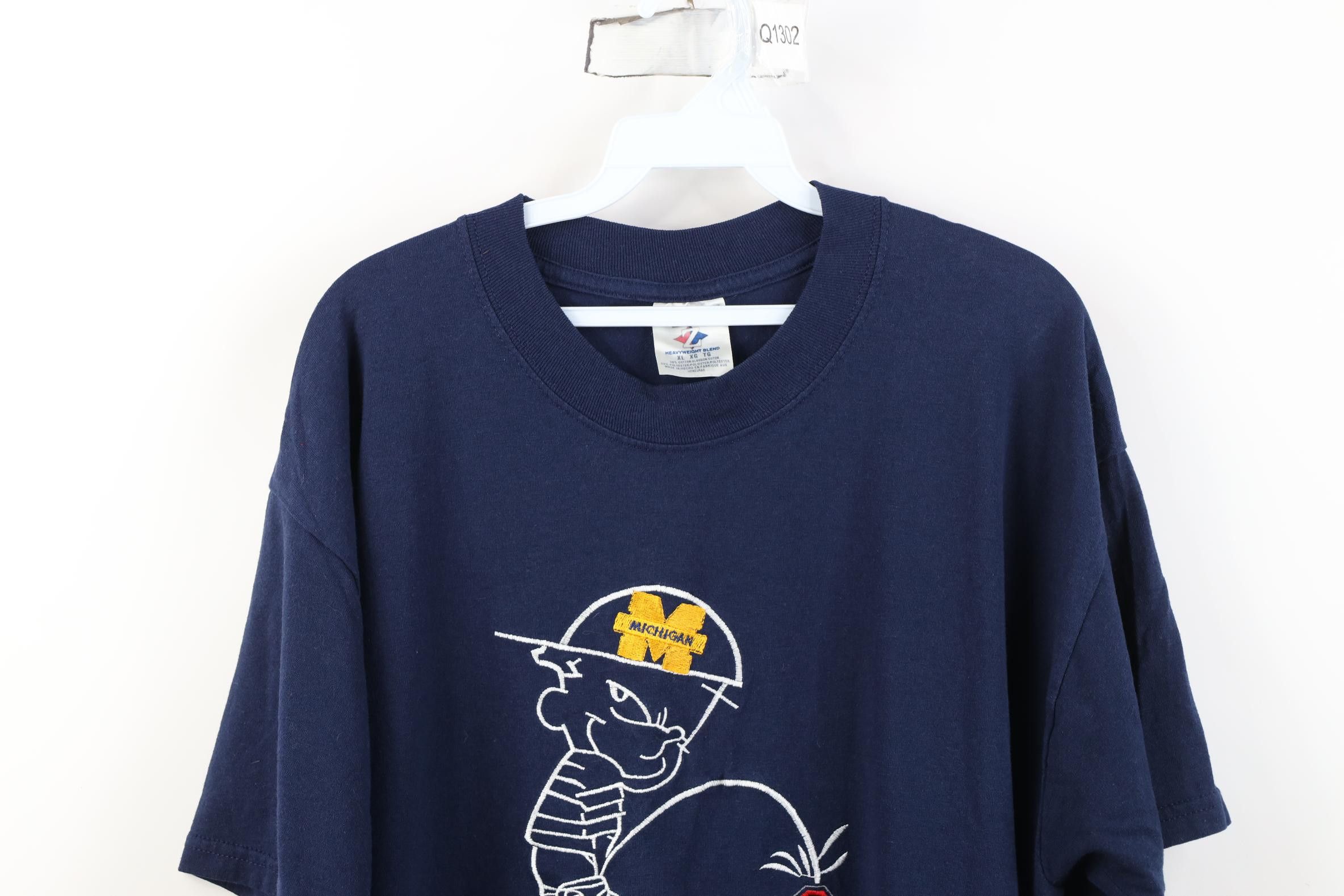 Vintage Vintage 90s Y2K University of Michigan Ohio State T-Shirt Size US XL / EU 56 / 4 - 2 Thumbnail