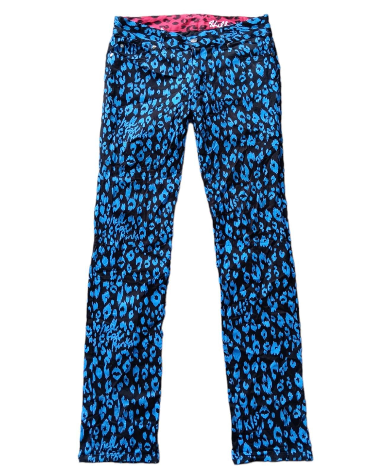 Japanese Brand Unisex Hellcat Punk Leopard Wax Pants Size US 30 / EU 46 - 1 Thumbnail