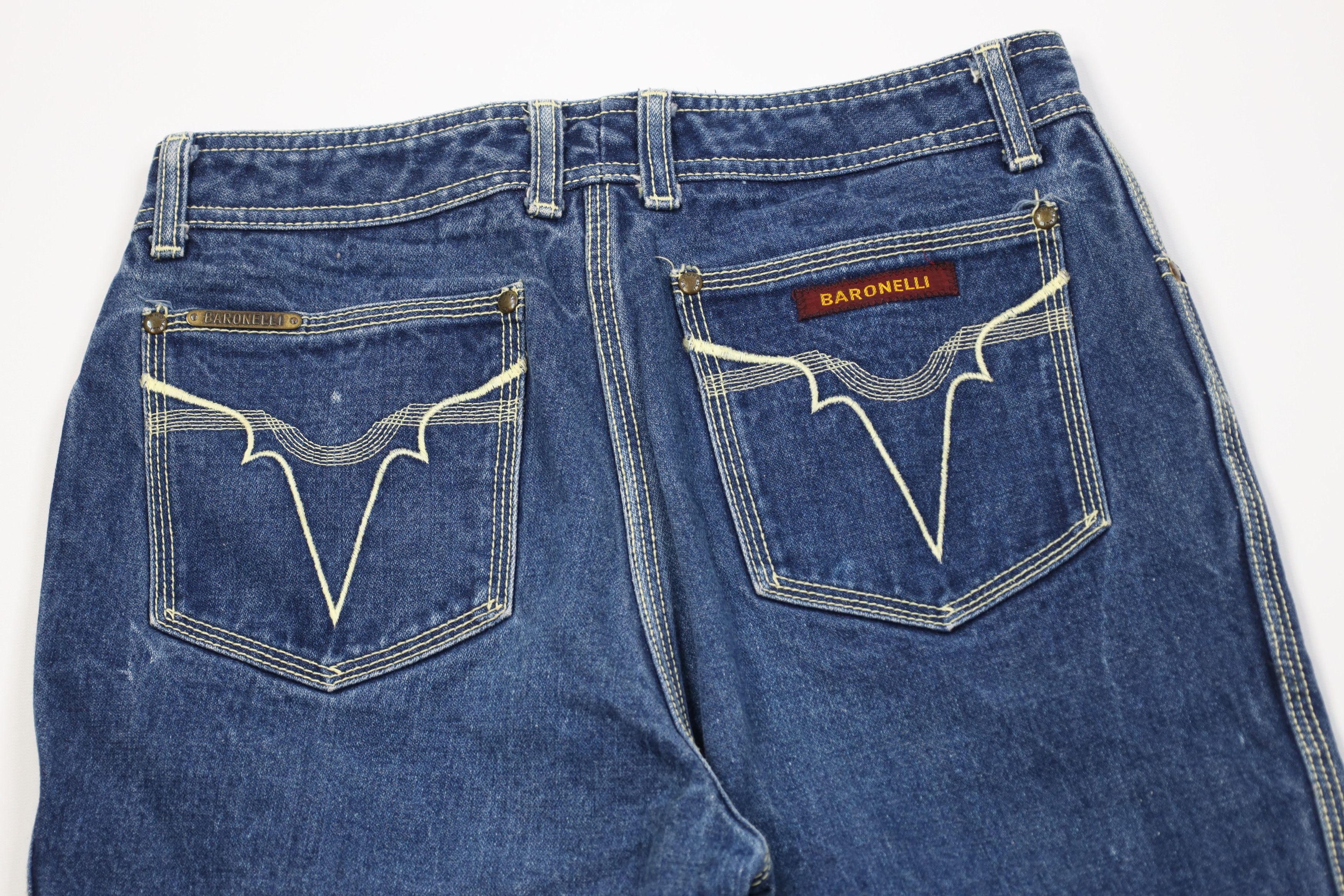 Vintage Vintage 70s 80s Streetwear Straight Leg Denim Jeans Cotton Size 28" / US 6 / IT 42 - 10 Thumbnail